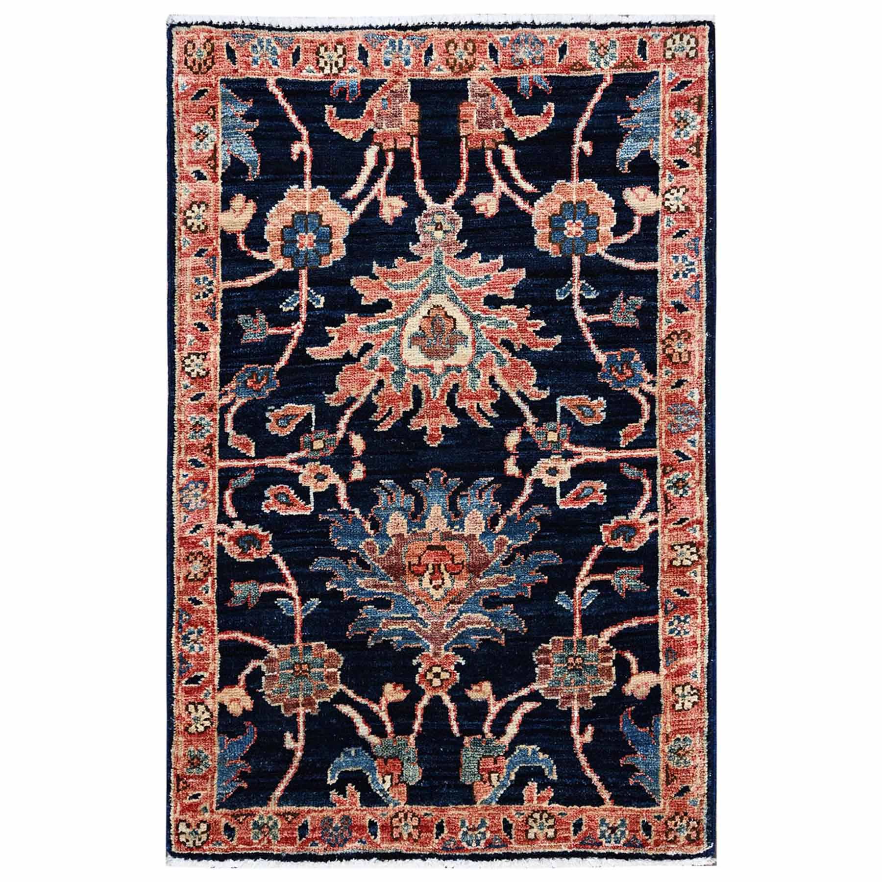 Tribal-Geometric-Hand-Knotted-Rug-11920