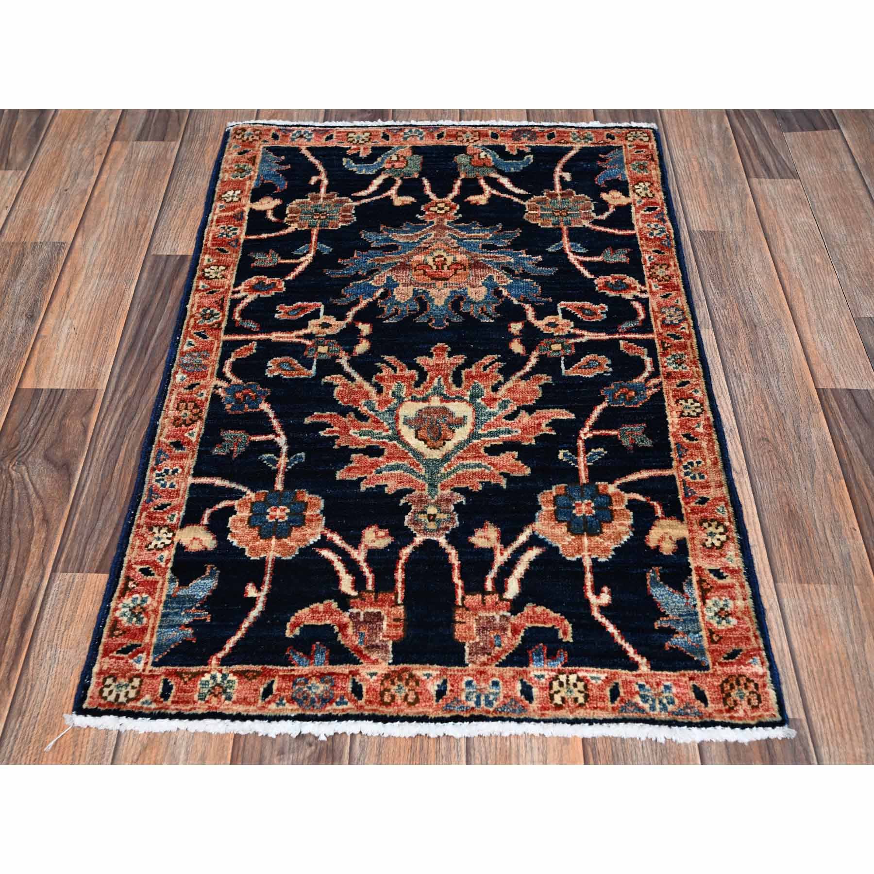 Tribal-Geometric-Hand-Knotted-Rug-11920