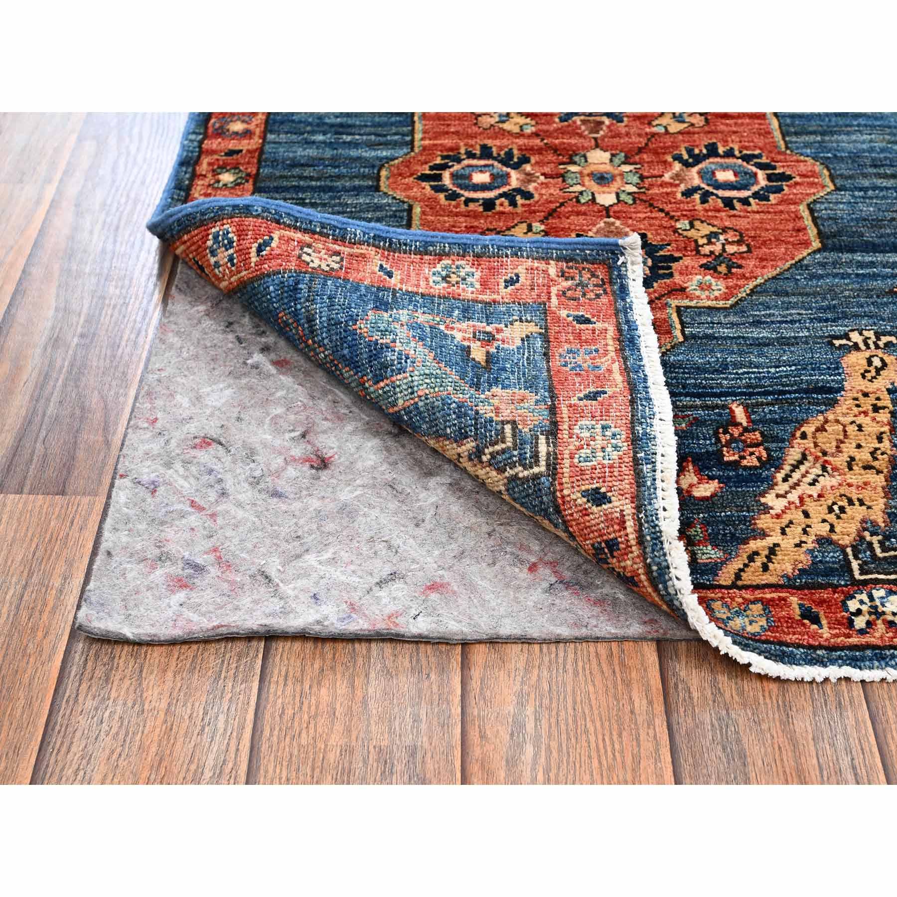 Tribal-Geometric-Hand-Knotted-Rug-11925