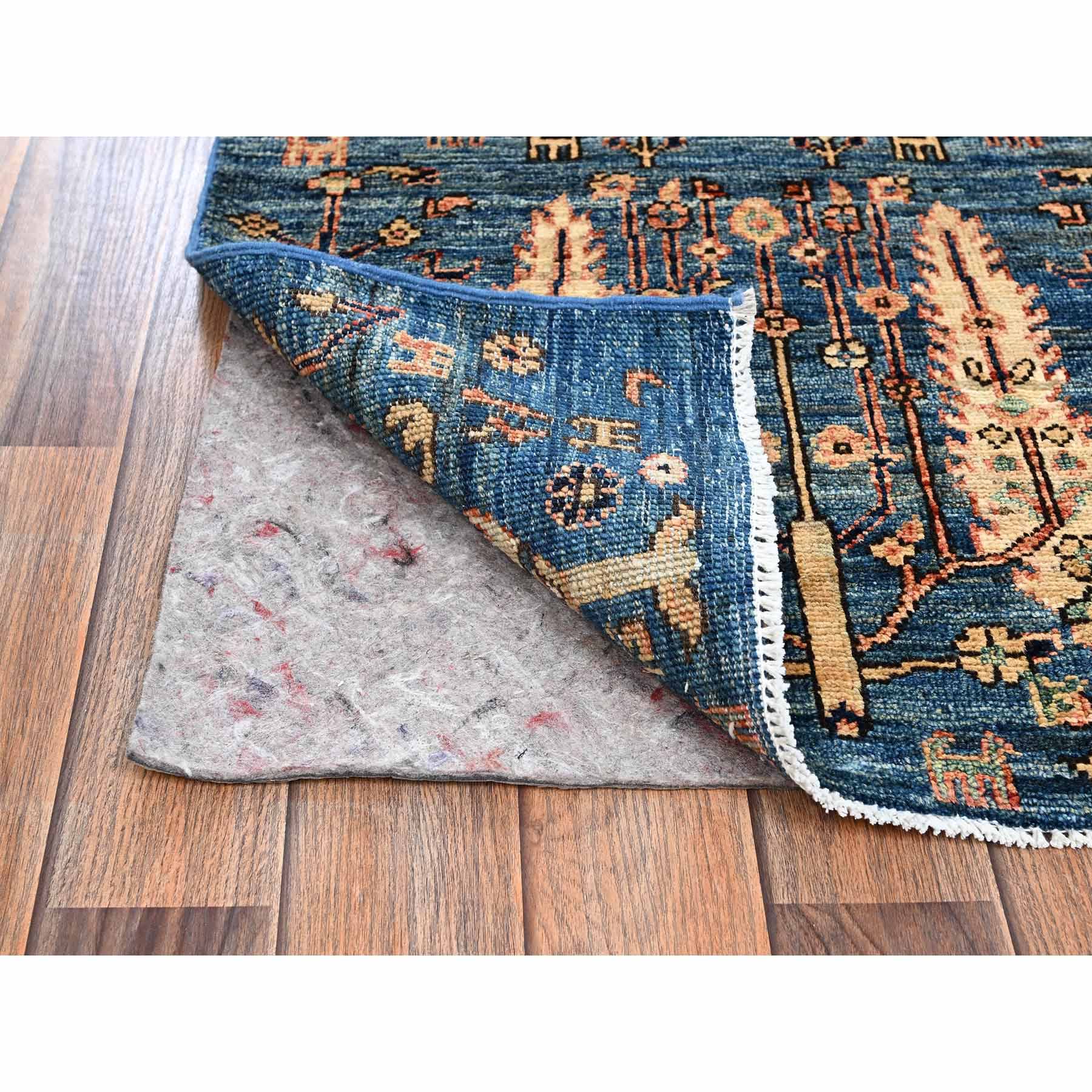 Tribal-Geometric-Hand-Knotted-Rug-11935