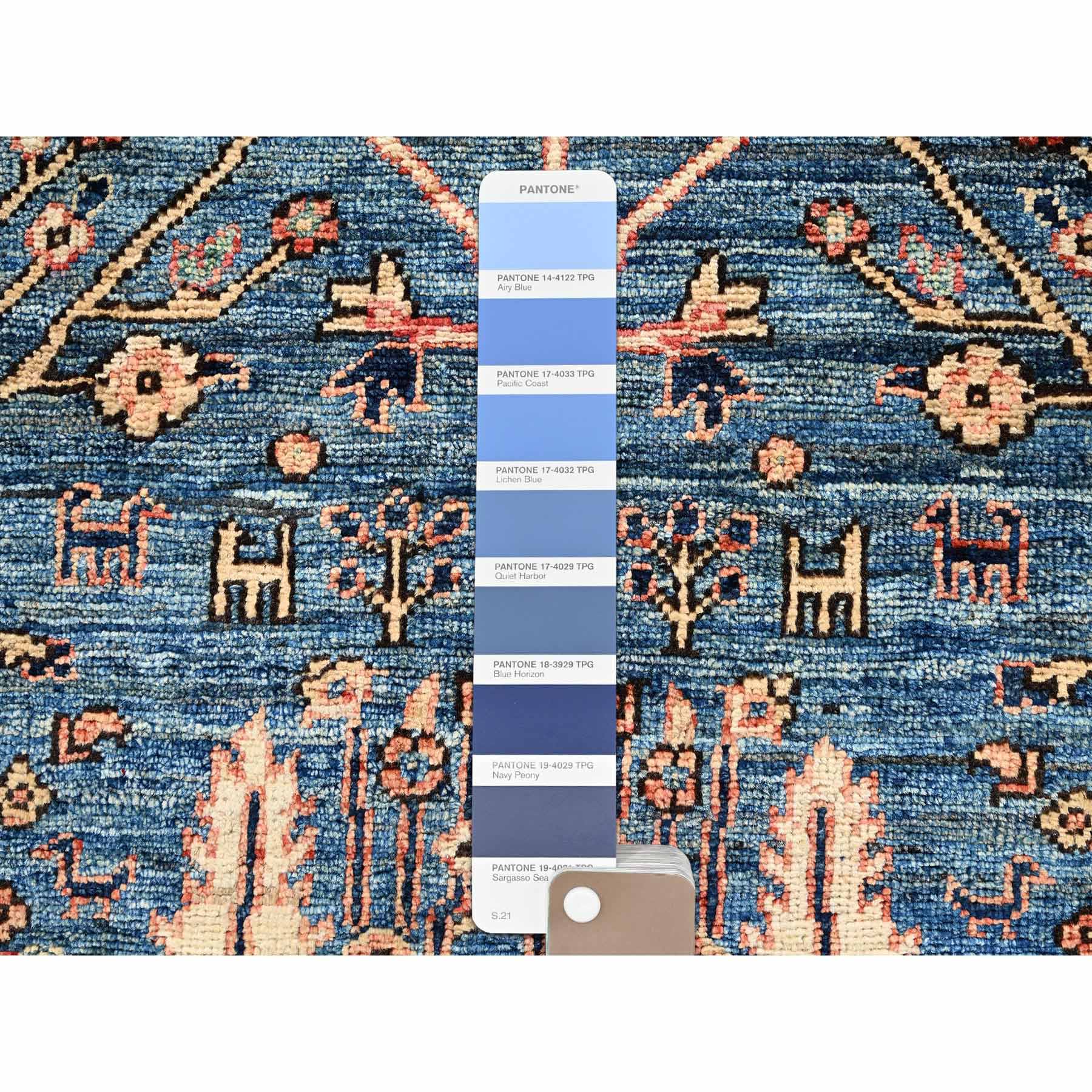Tribal-Geometric-Hand-Knotted-Rug-11935