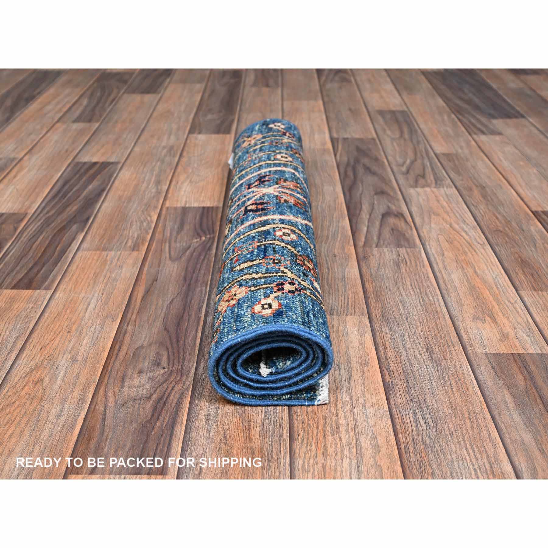 Tribal-Geometric-Hand-Knotted-Rug-11940
