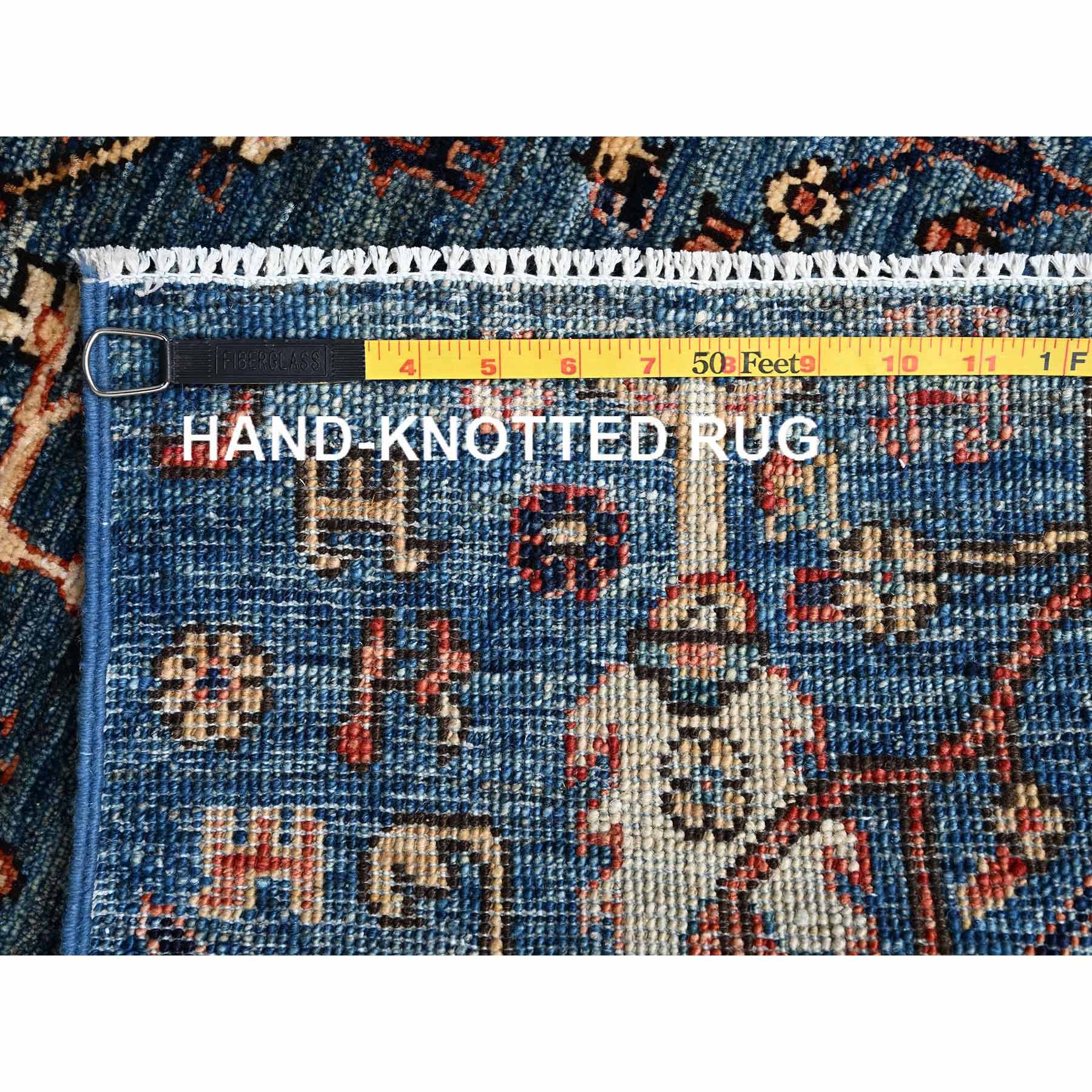 Tribal-Geometric-Hand-Knotted-Rug-11940