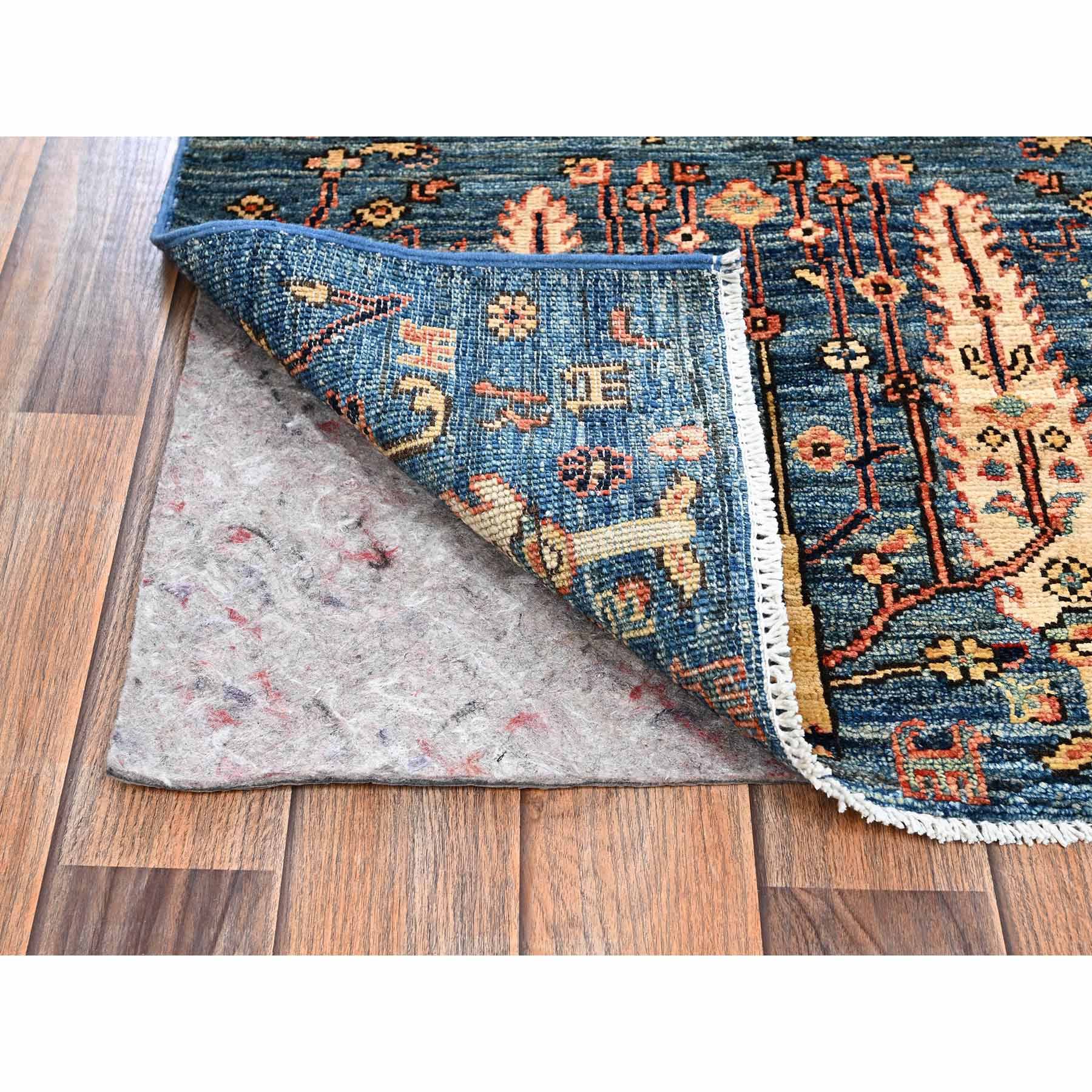 Tribal-Geometric-Hand-Knotted-Rug-11945