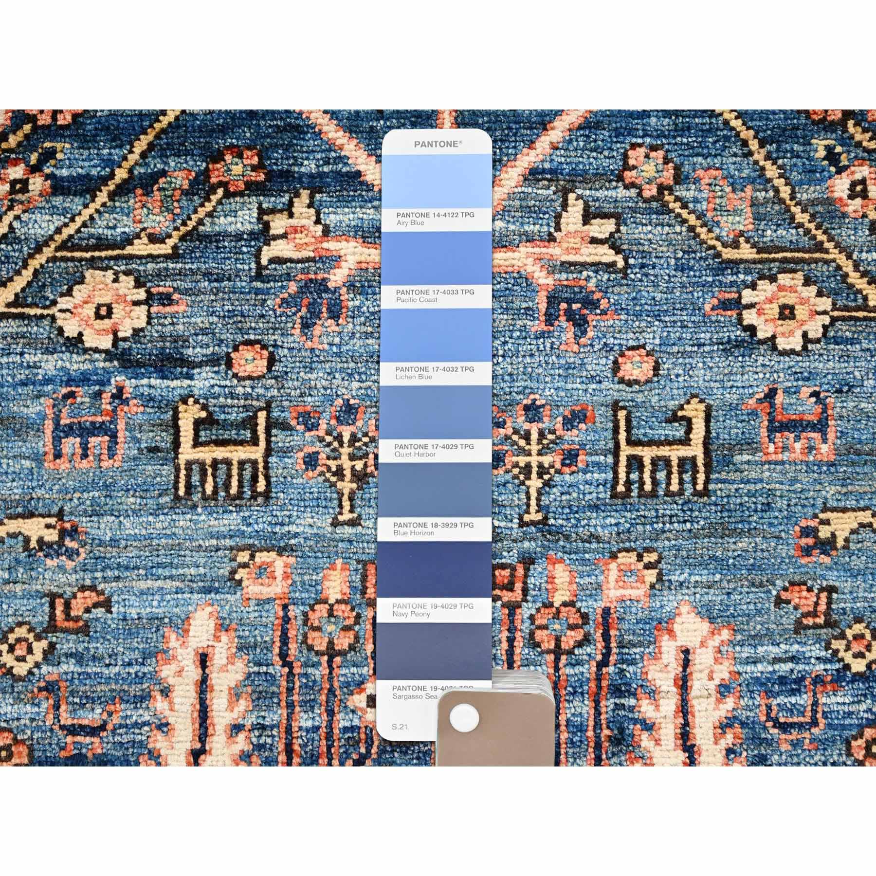 Tribal-Geometric-Hand-Knotted-Rug-11945