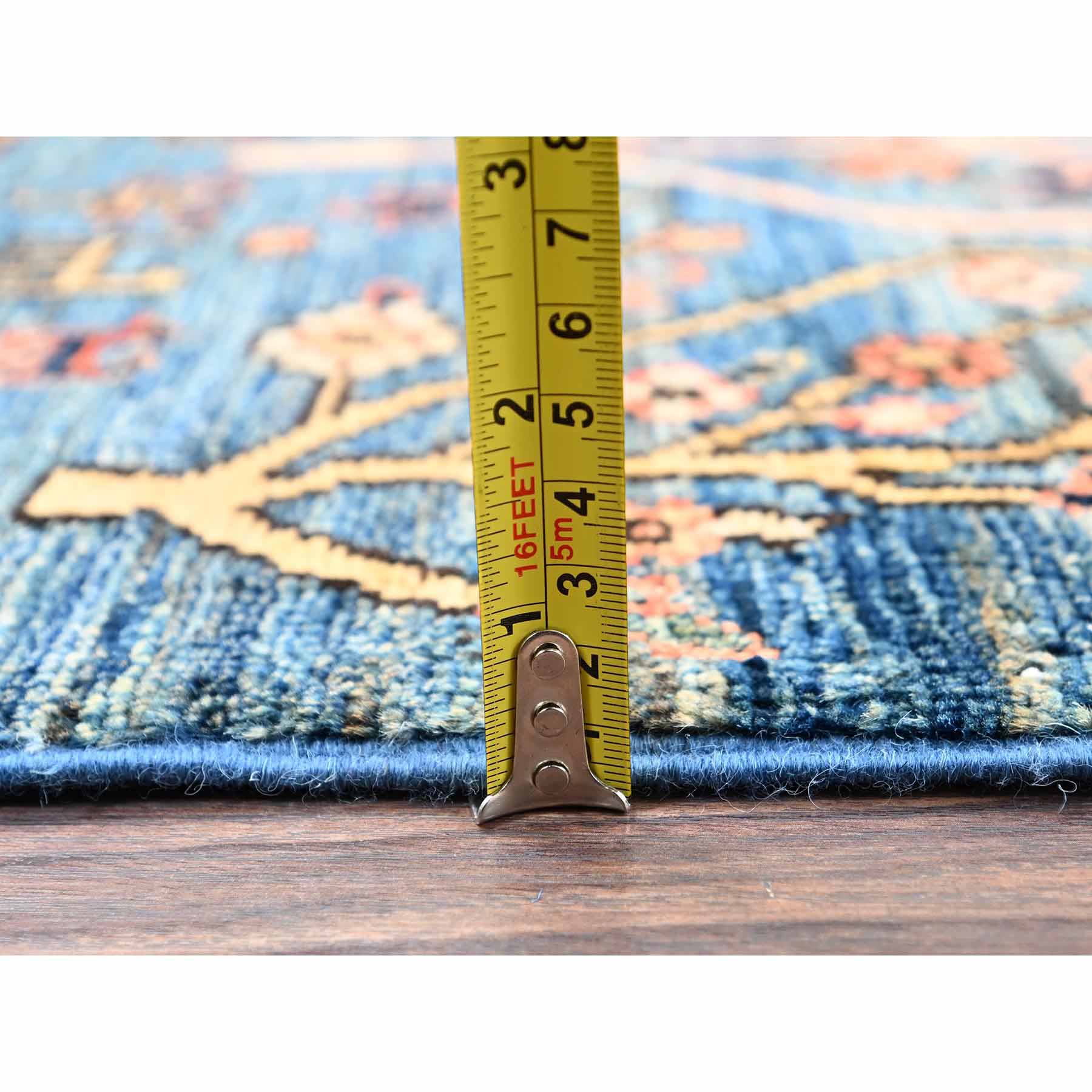 Tribal-Geometric-Hand-Knotted-Rug-11945