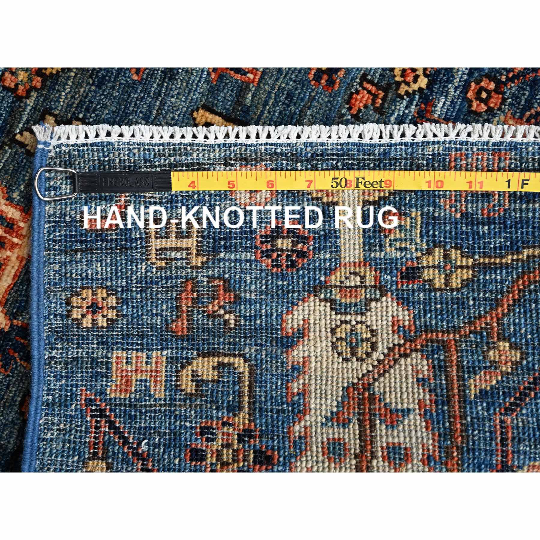 Tribal-Geometric-Hand-Knotted-Rug-11945
