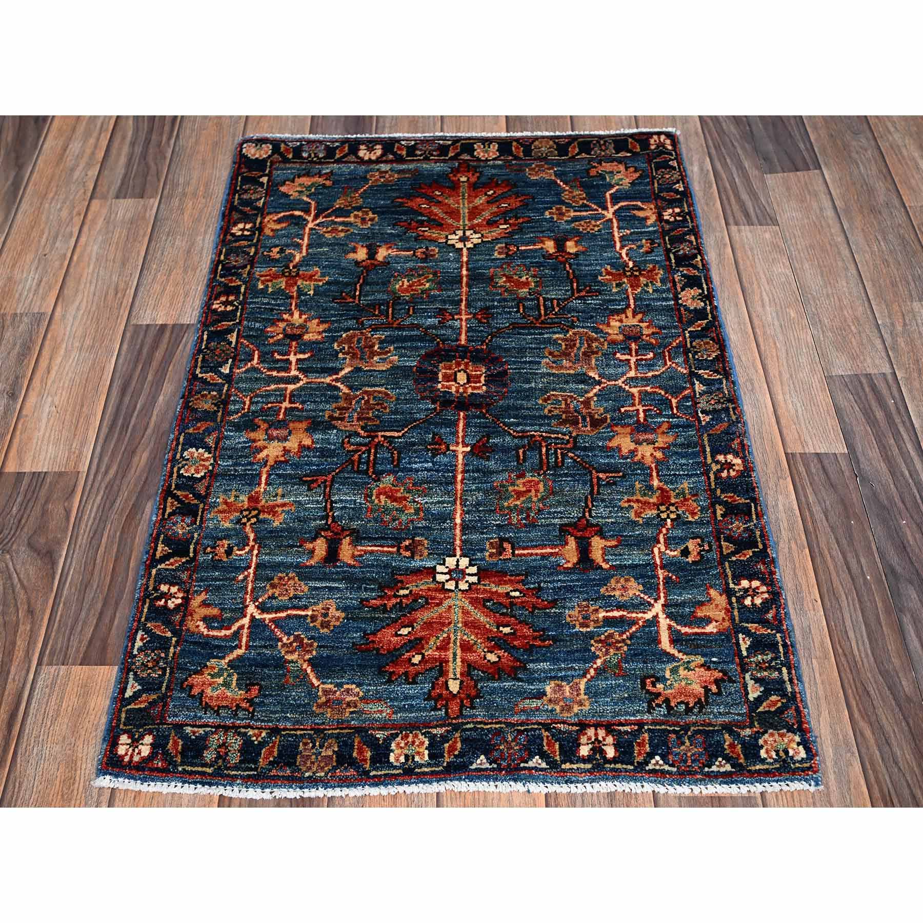 Tribal-Geometric-Hand-Knotted-Rug-11950