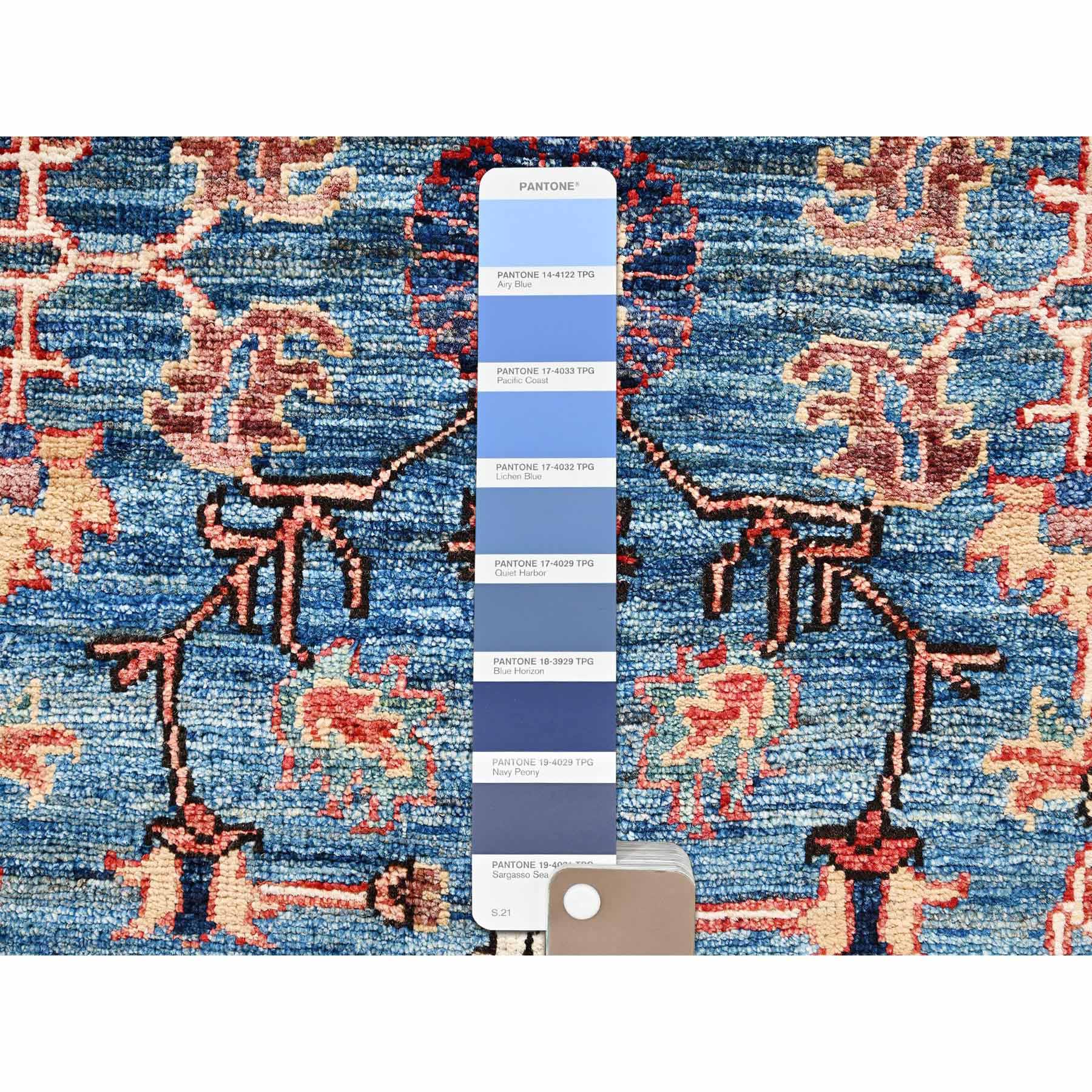 Tribal-Geometric-Hand-Knotted-Rug-11950