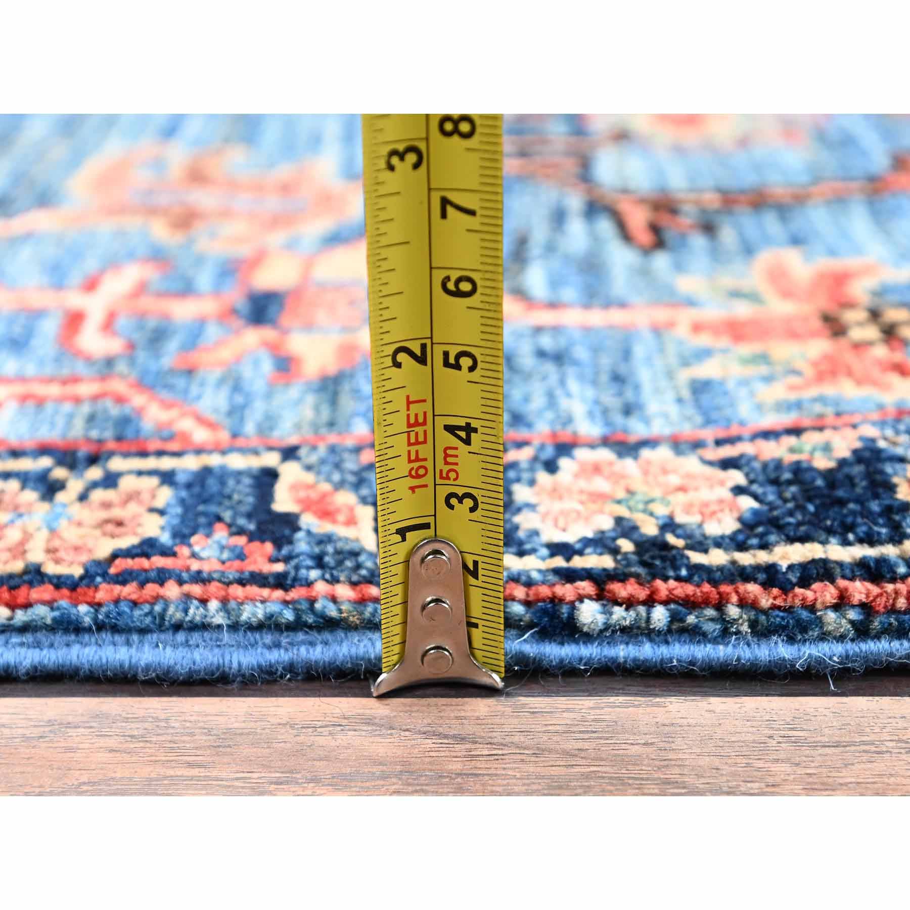 Tribal-Geometric-Hand-Knotted-Rug-11950
