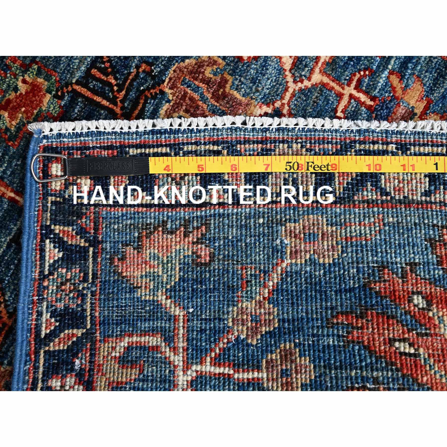 Tribal-Geometric-Hand-Knotted-Rug-11950