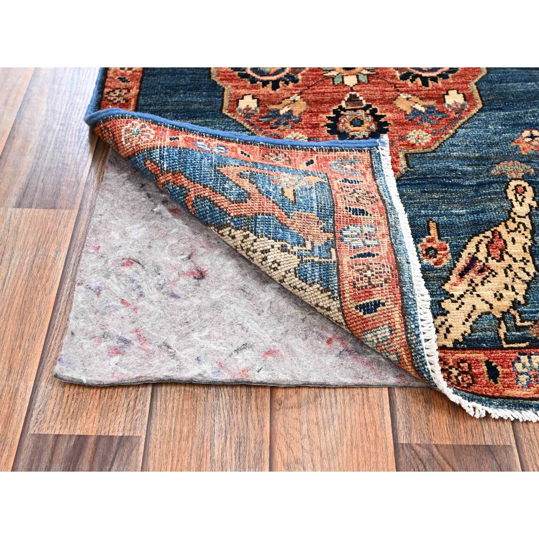 Tribal-Geometric-Hand-Knotted-Rug-11955