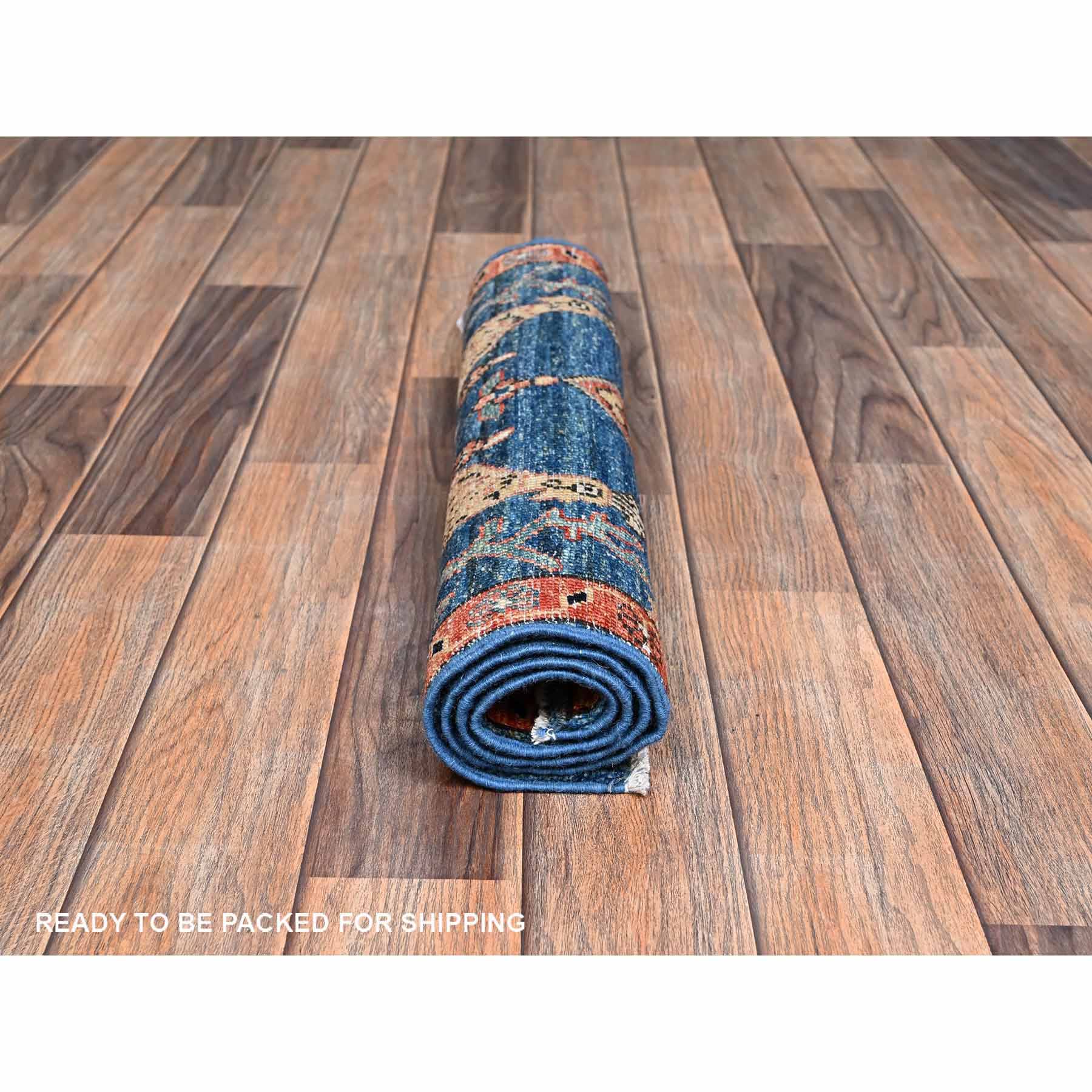 Tribal-Geometric-Hand-Knotted-Rug-11955
