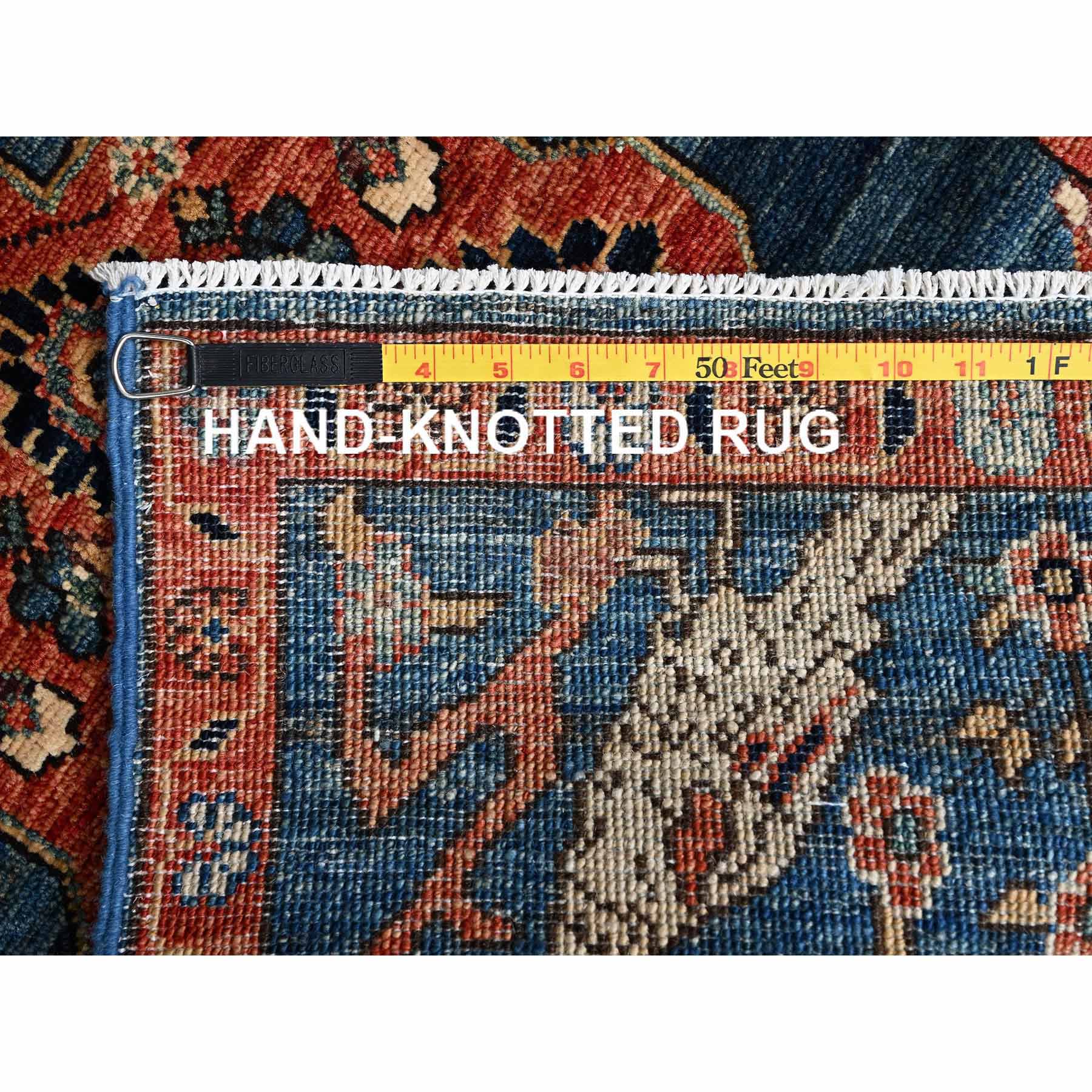 Tribal-Geometric-Hand-Knotted-Rug-11955