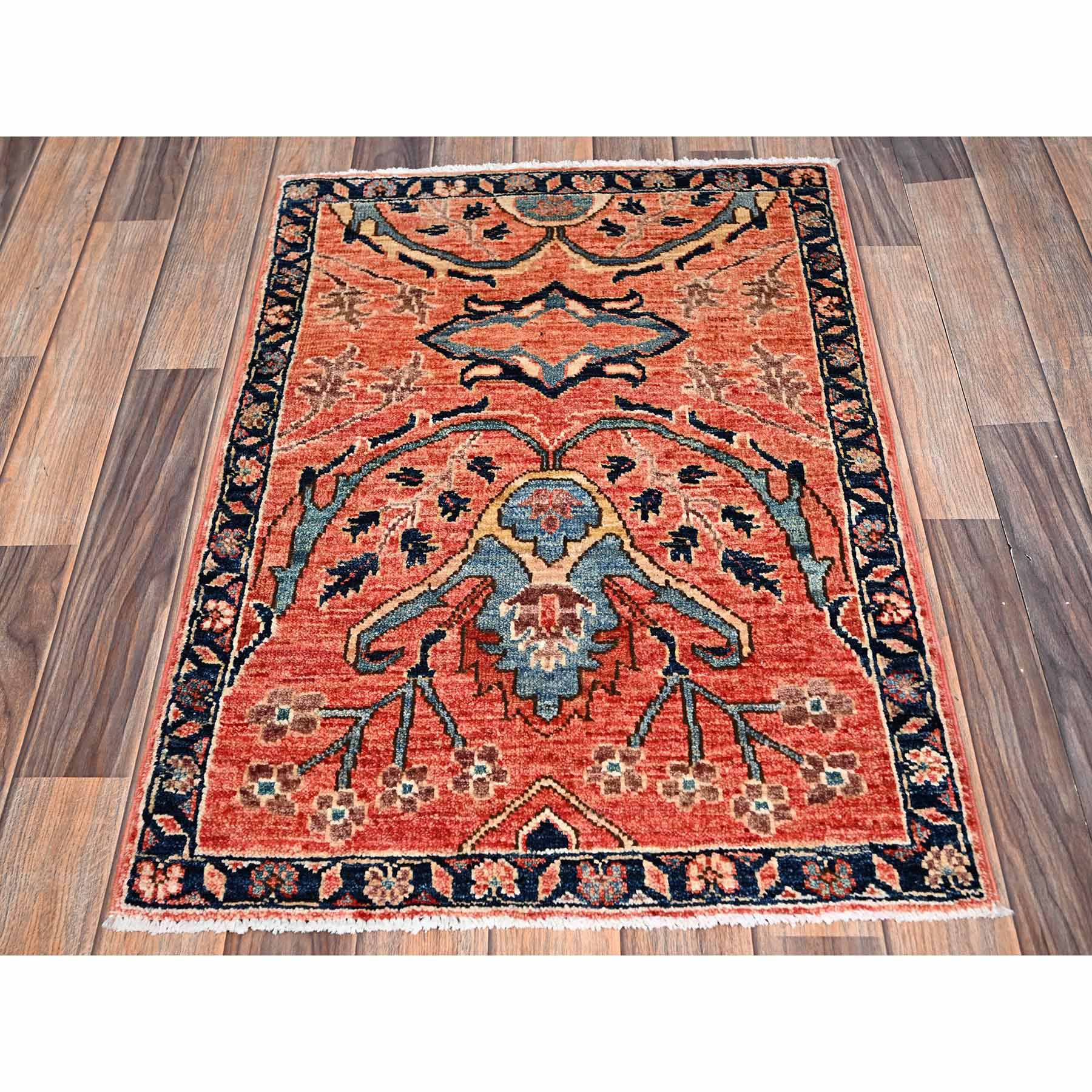 Tribal-Geometric-Hand-Knotted-Rug-11960