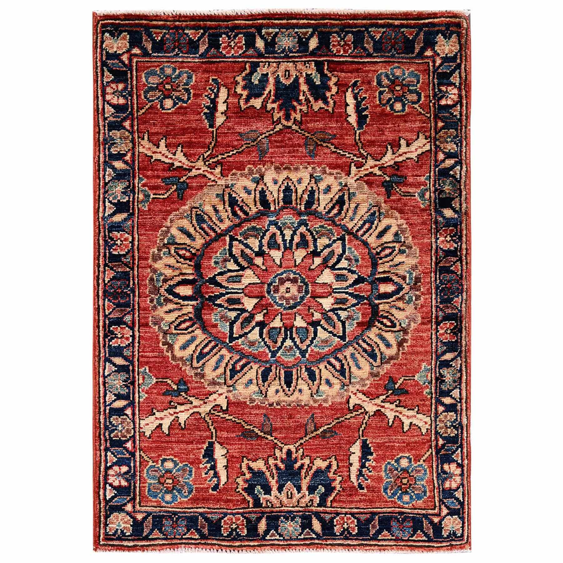 Tribal-Geometric-Hand-Knotted-Rug-11980