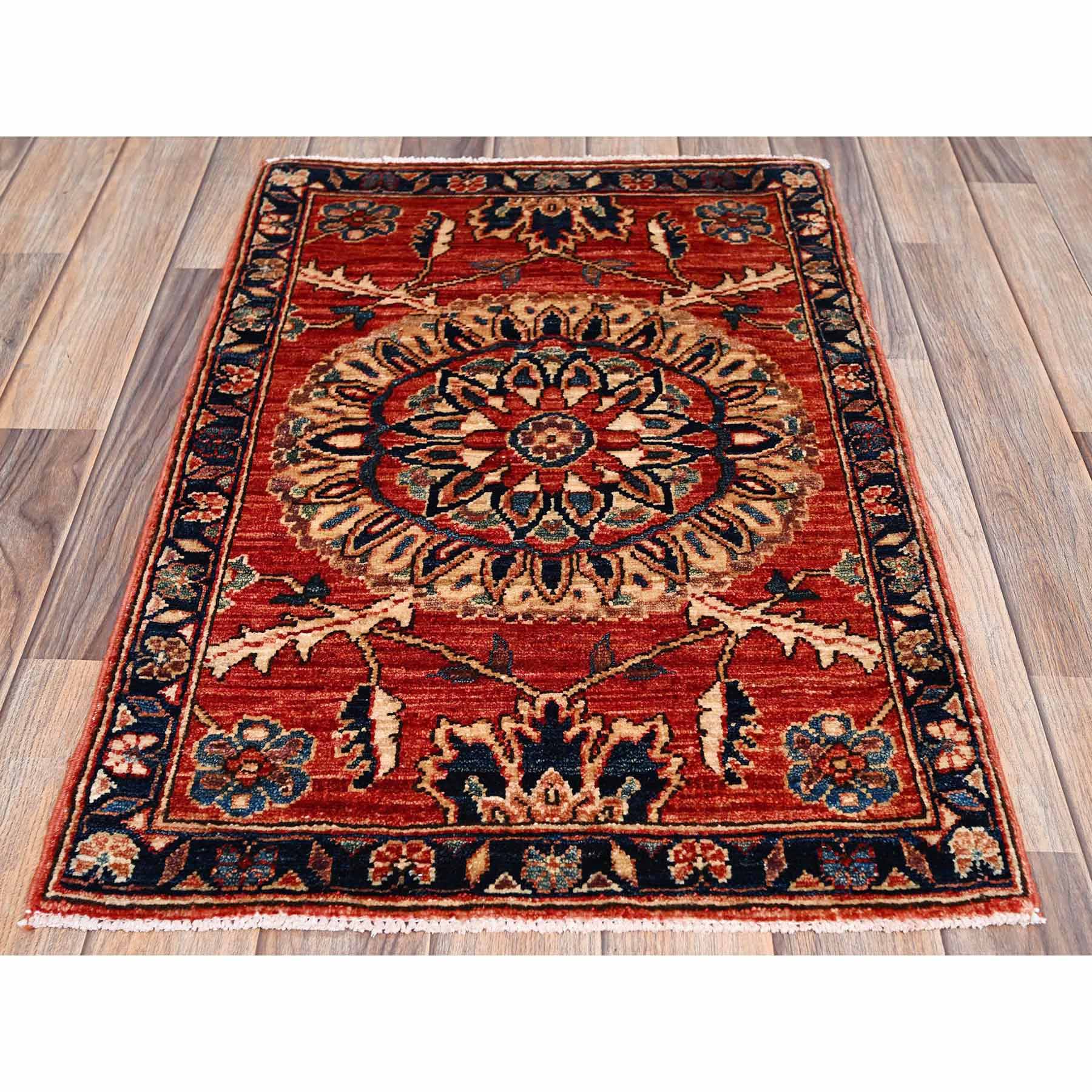 Tribal-Geometric-Hand-Knotted-Rug-11980