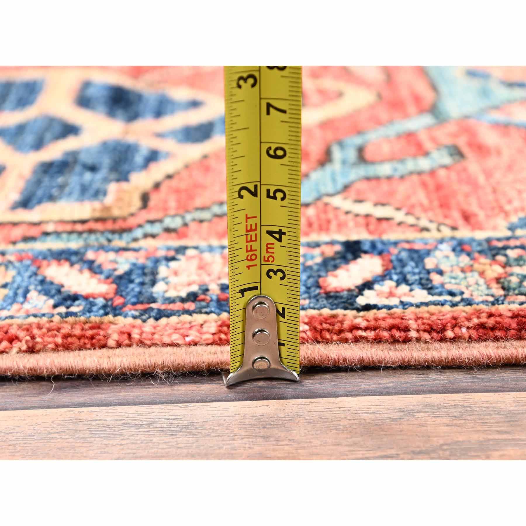 Tribal-Geometric-Hand-Knotted-Rug-11985