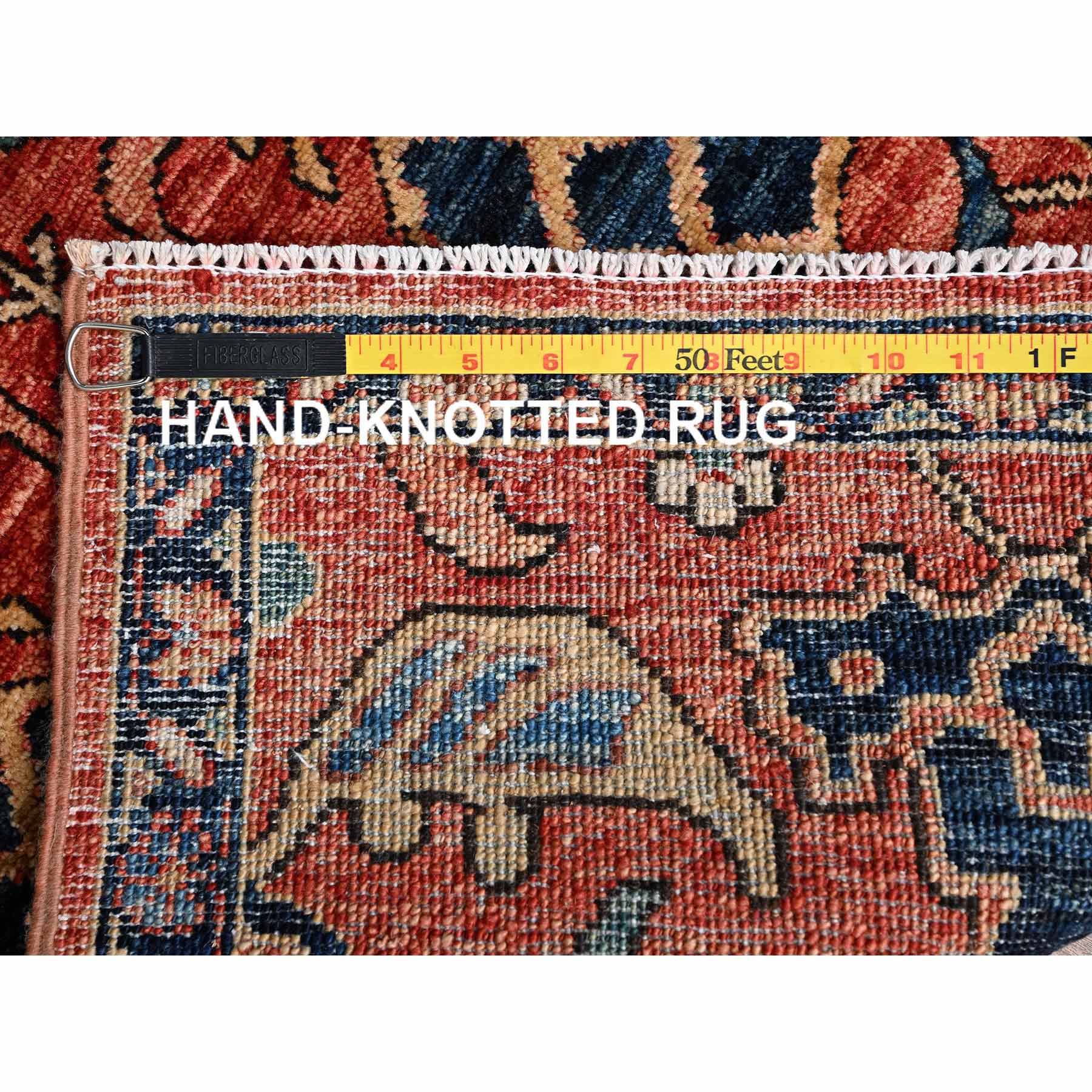 Tribal-Geometric-Hand-Knotted-Rug-11985