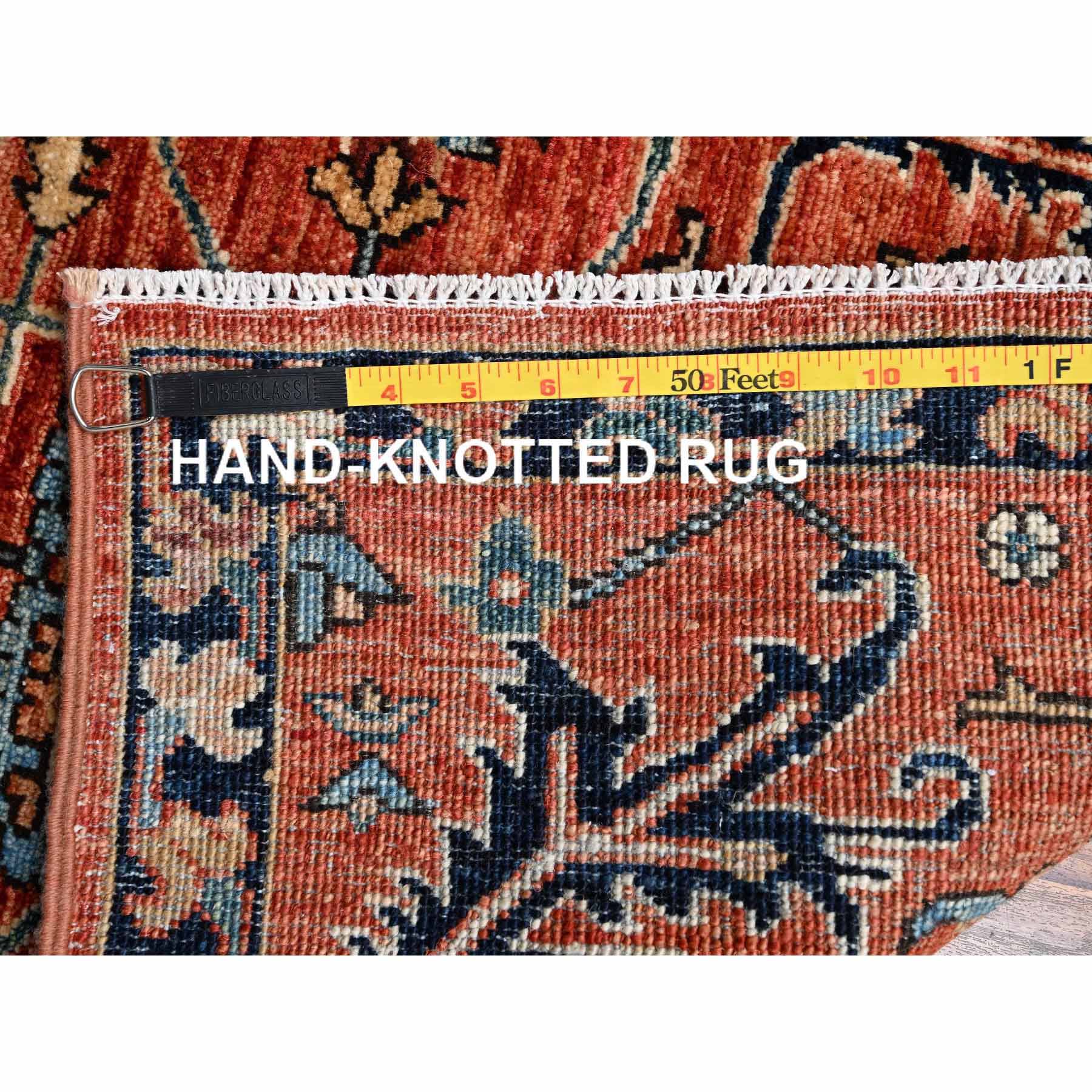 Tribal-Geometric-Hand-Knotted-Rug-11990