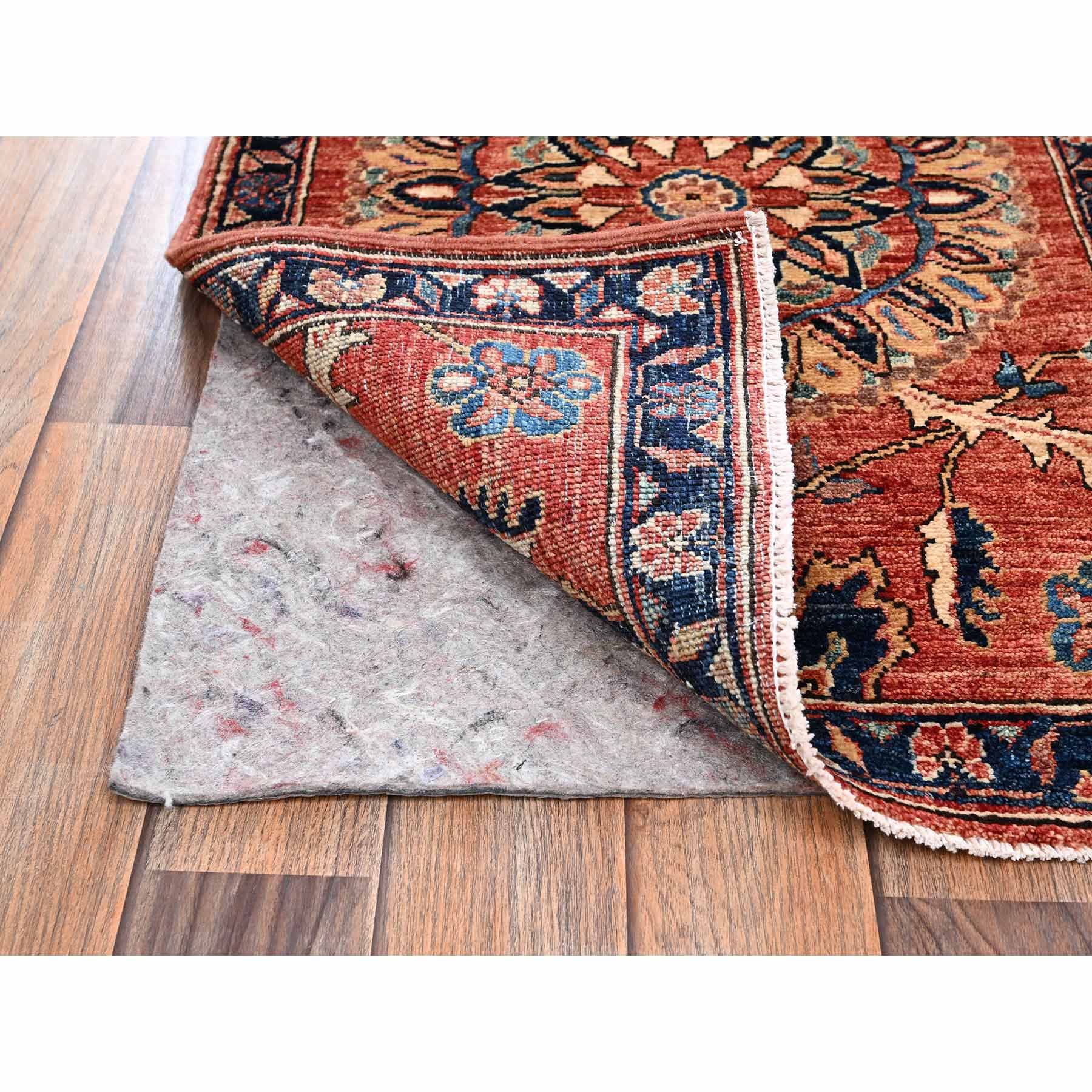 Tribal-Geometric-Hand-Knotted-Rug-11995