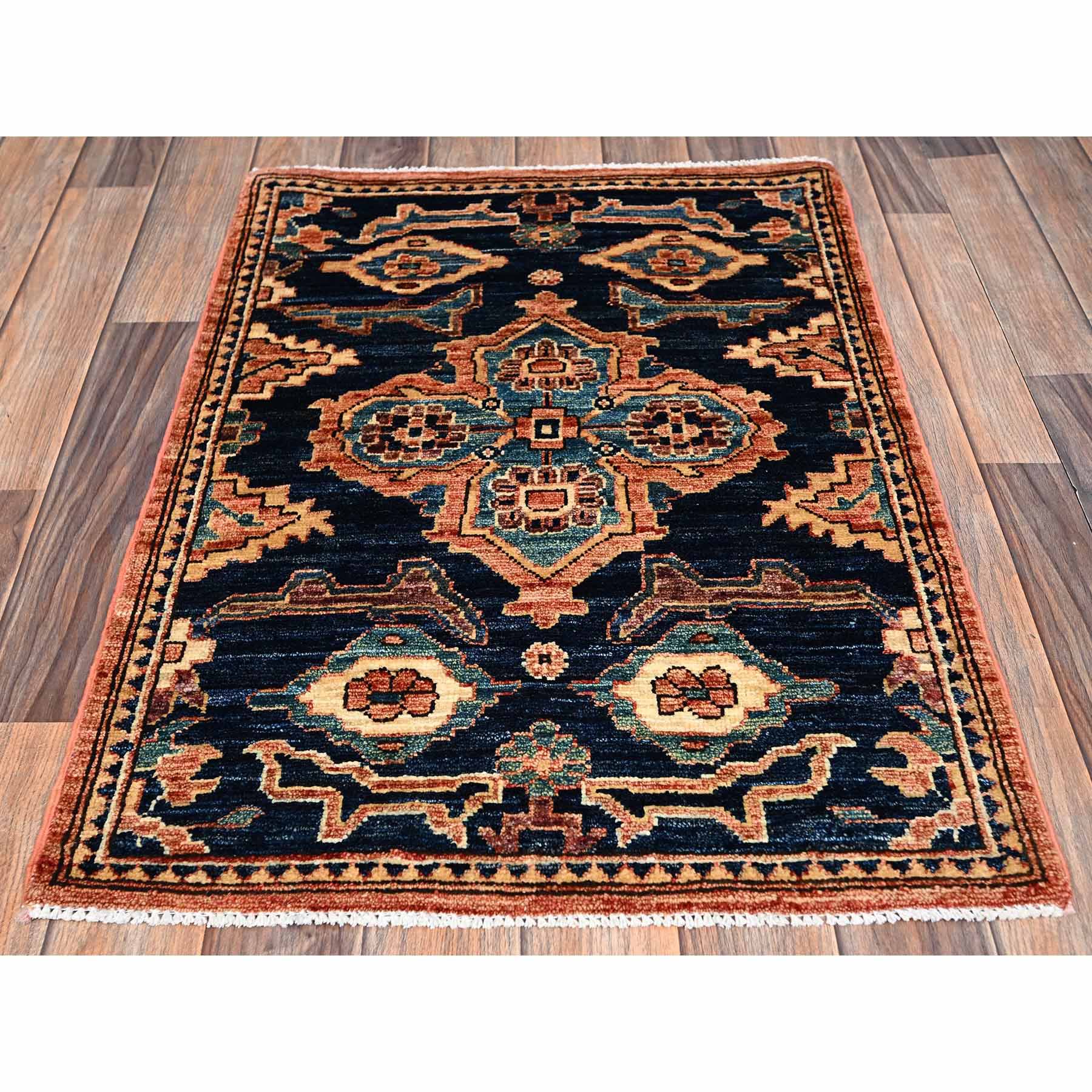 Tribal-Geometric-Hand-Knotted-Rug-12010