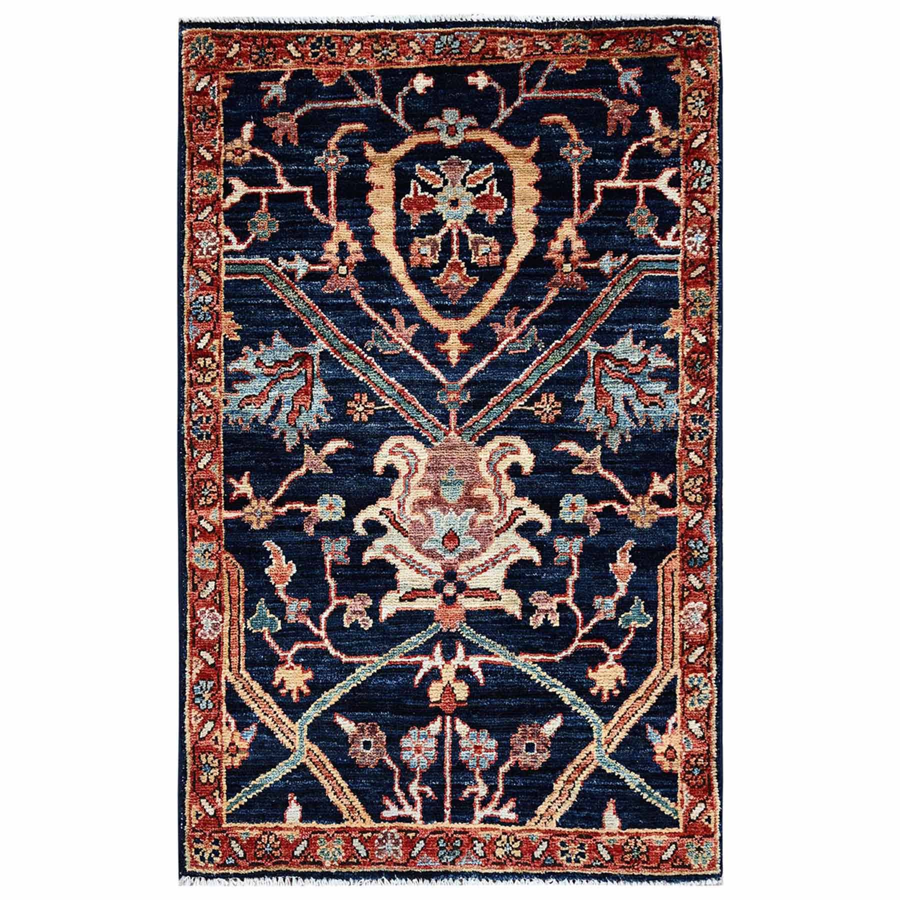 Tribal-Geometric-Hand-Knotted-Rug-12025