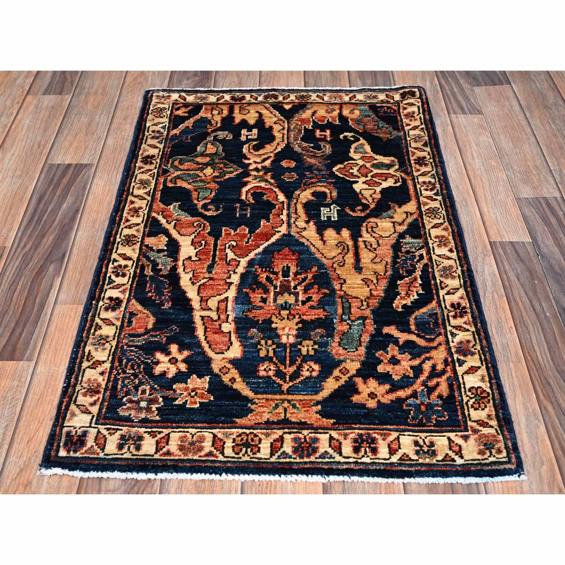 Tribal-Geometric-Hand-Knotted-Rug-12035
