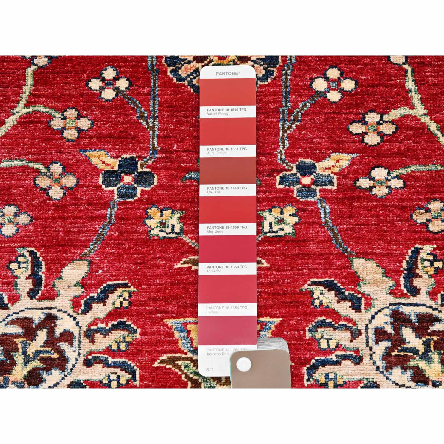 Tribal-Geometric-Hand-Knotted-Rug-12070