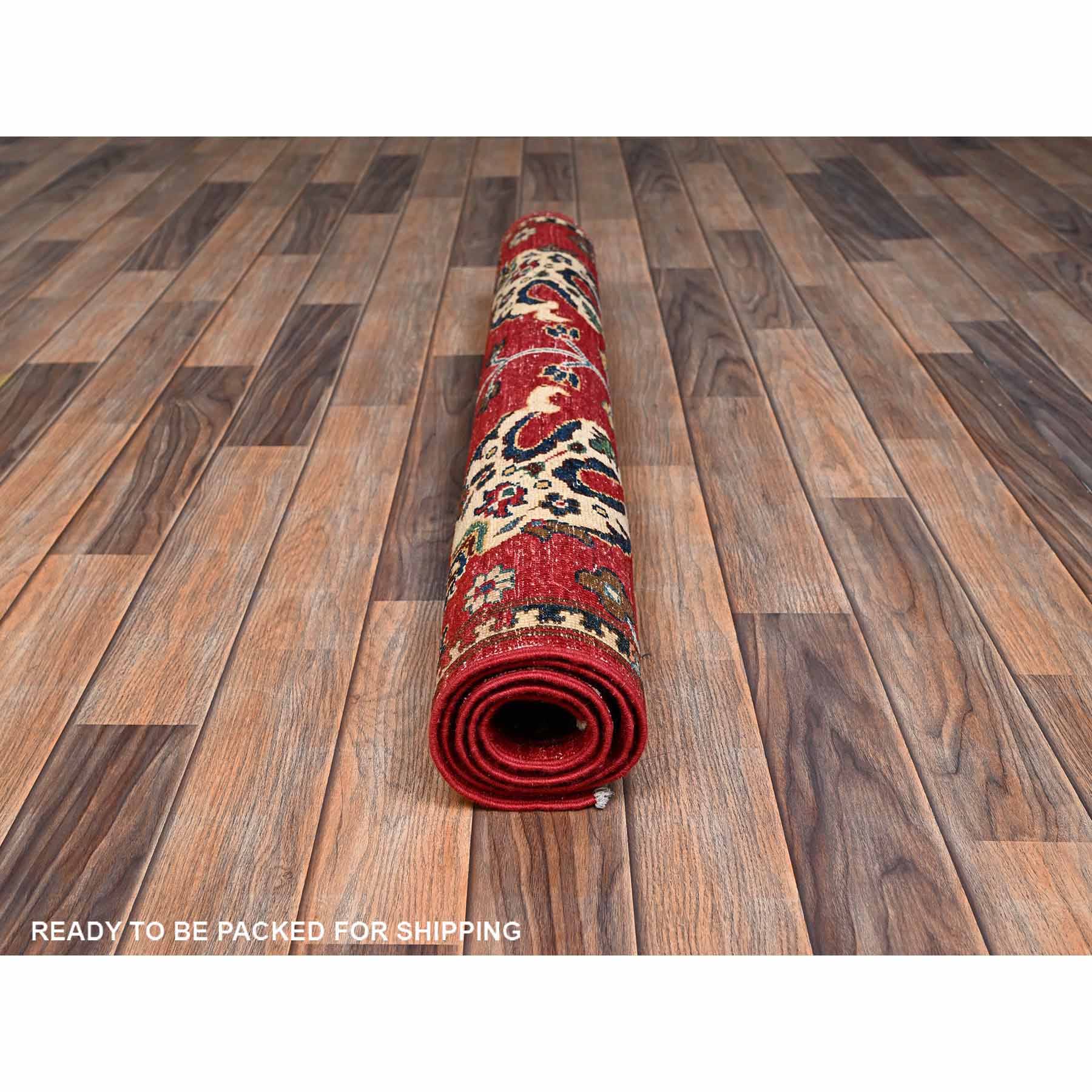 Tribal-Geometric-Hand-Knotted-Rug-12070