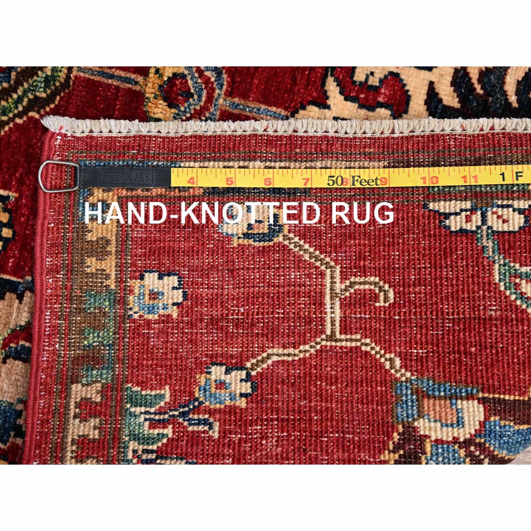 Tribal-Geometric-Hand-Knotted-Rug-12070