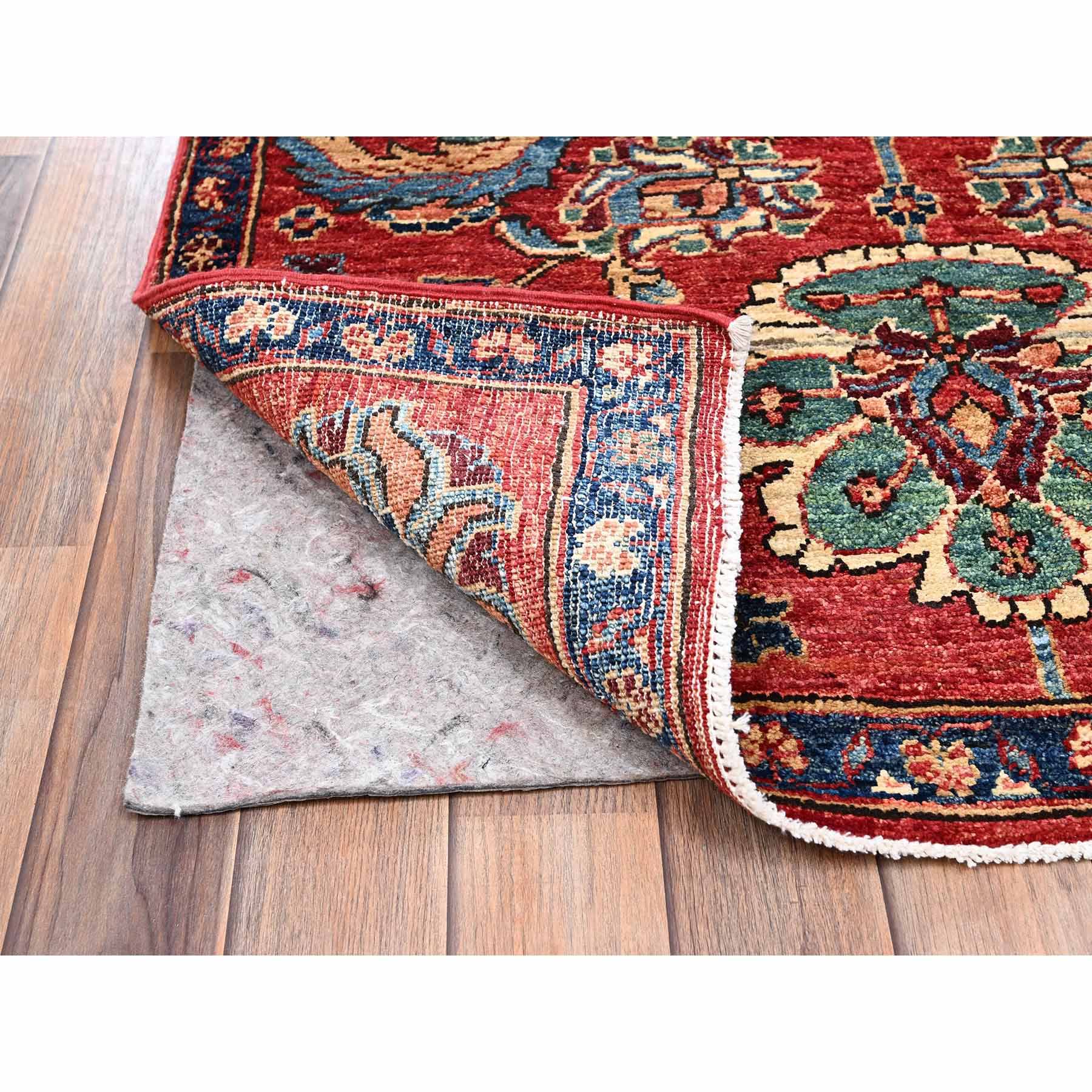 Tribal-Geometric-Hand-Knotted-Rug-12085