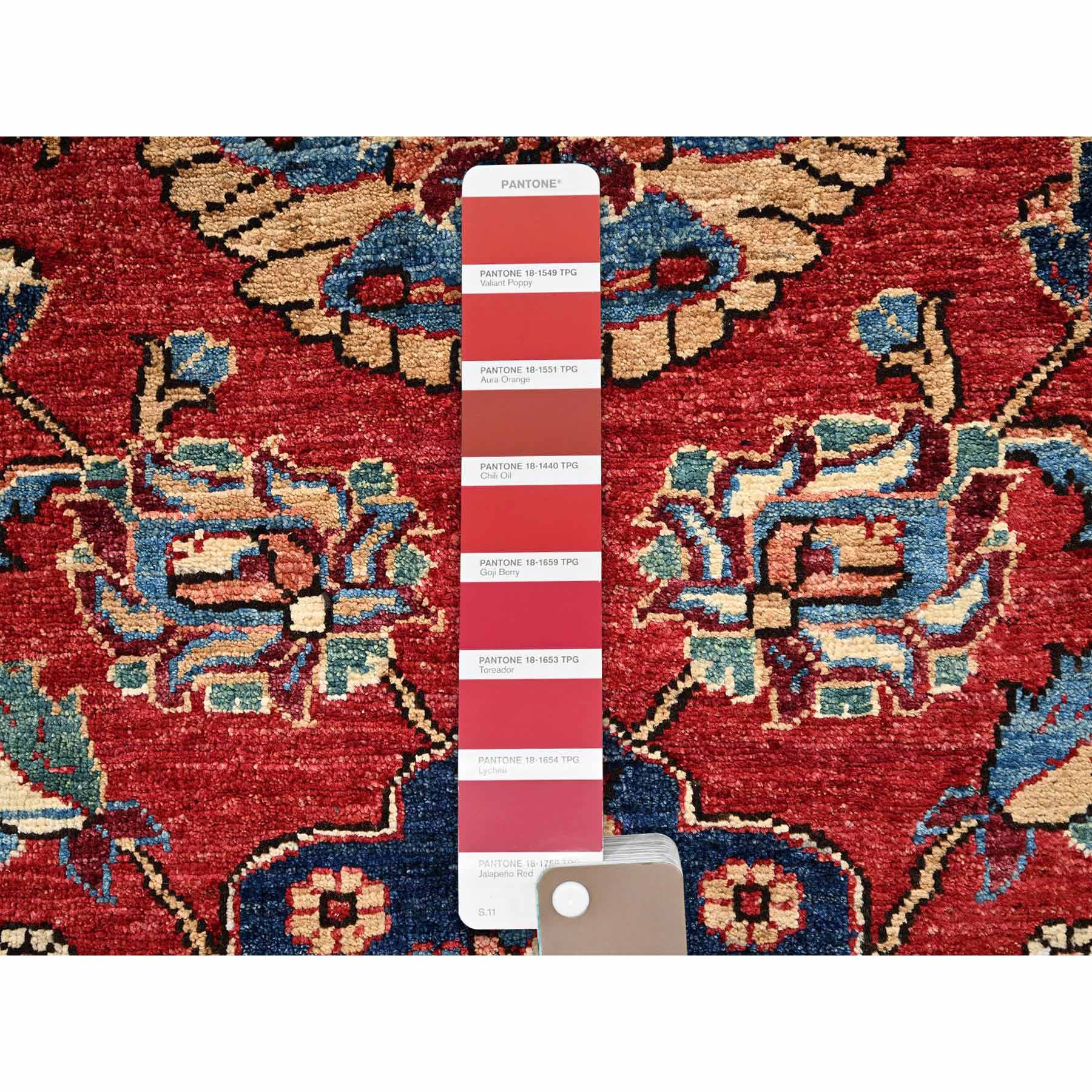 Tribal-Geometric-Hand-Knotted-Rug-12085