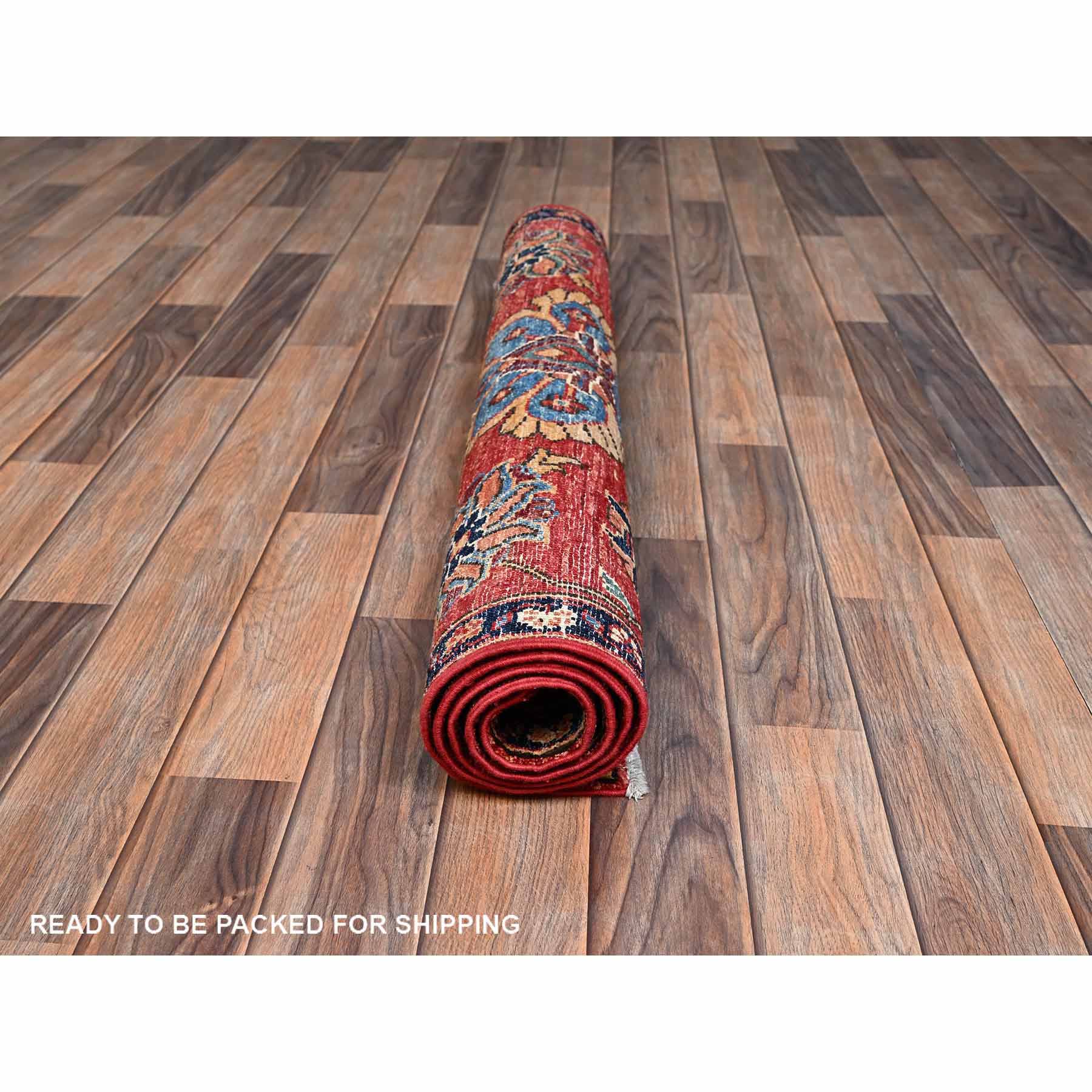 Tribal-Geometric-Hand-Knotted-Rug-12085