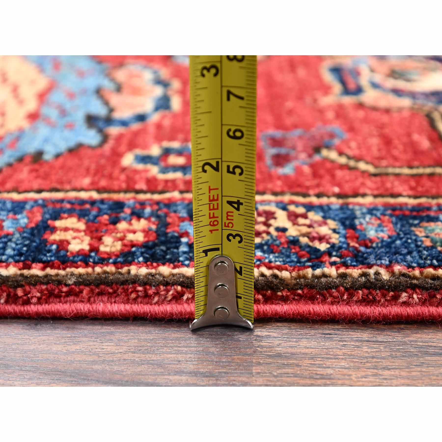 Tribal-Geometric-Hand-Knotted-Rug-12085