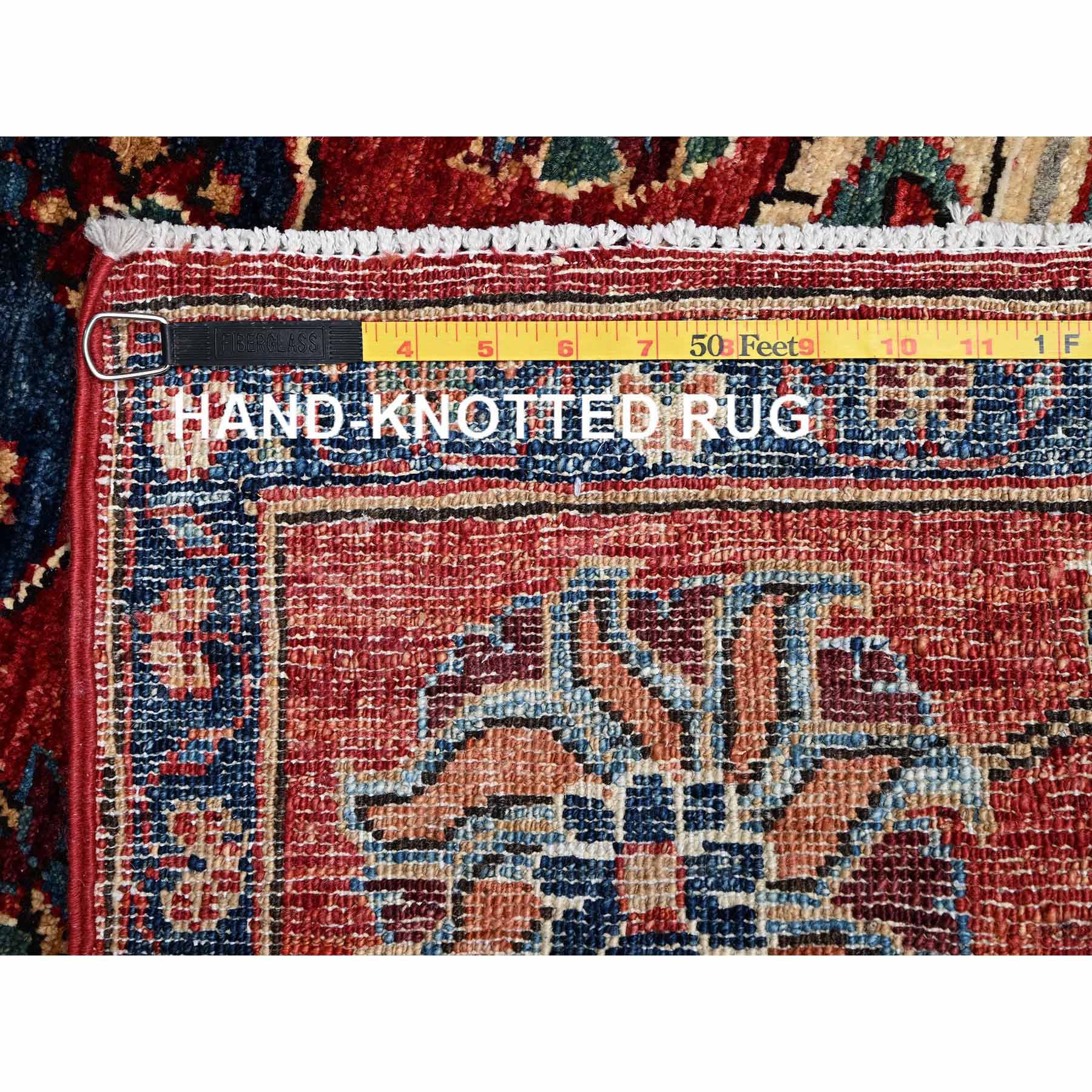 Tribal-Geometric-Hand-Knotted-Rug-12085