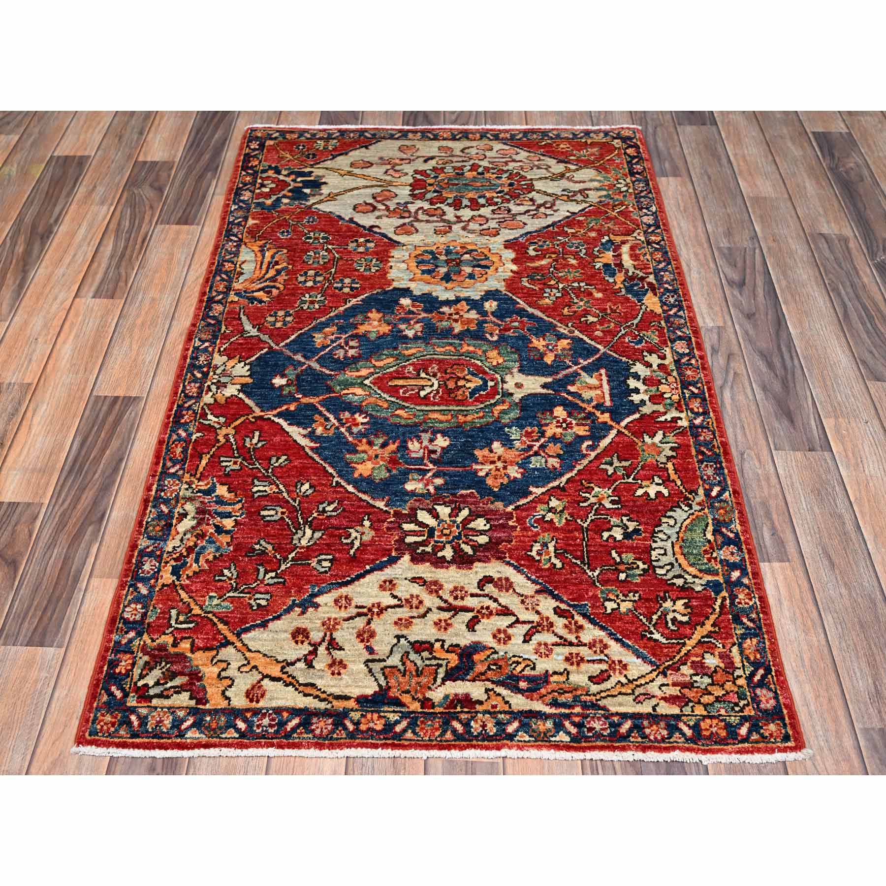 Tribal-Geometric-Hand-Knotted-Rug-12090