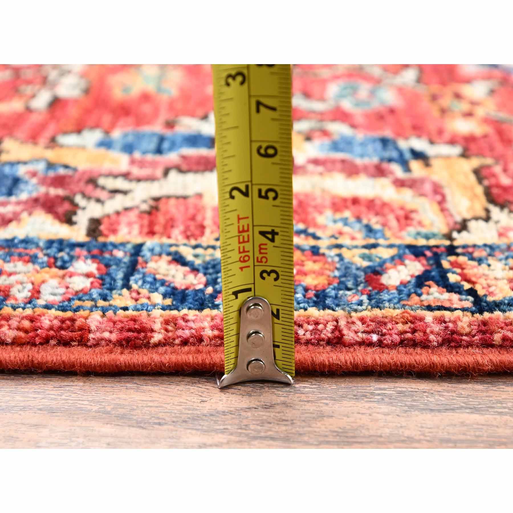 Tribal-Geometric-Hand-Knotted-Rug-12090