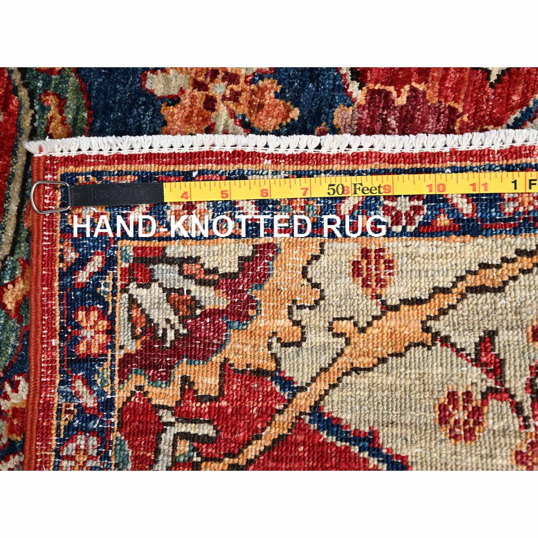 Tribal-Geometric-Hand-Knotted-Rug-12090