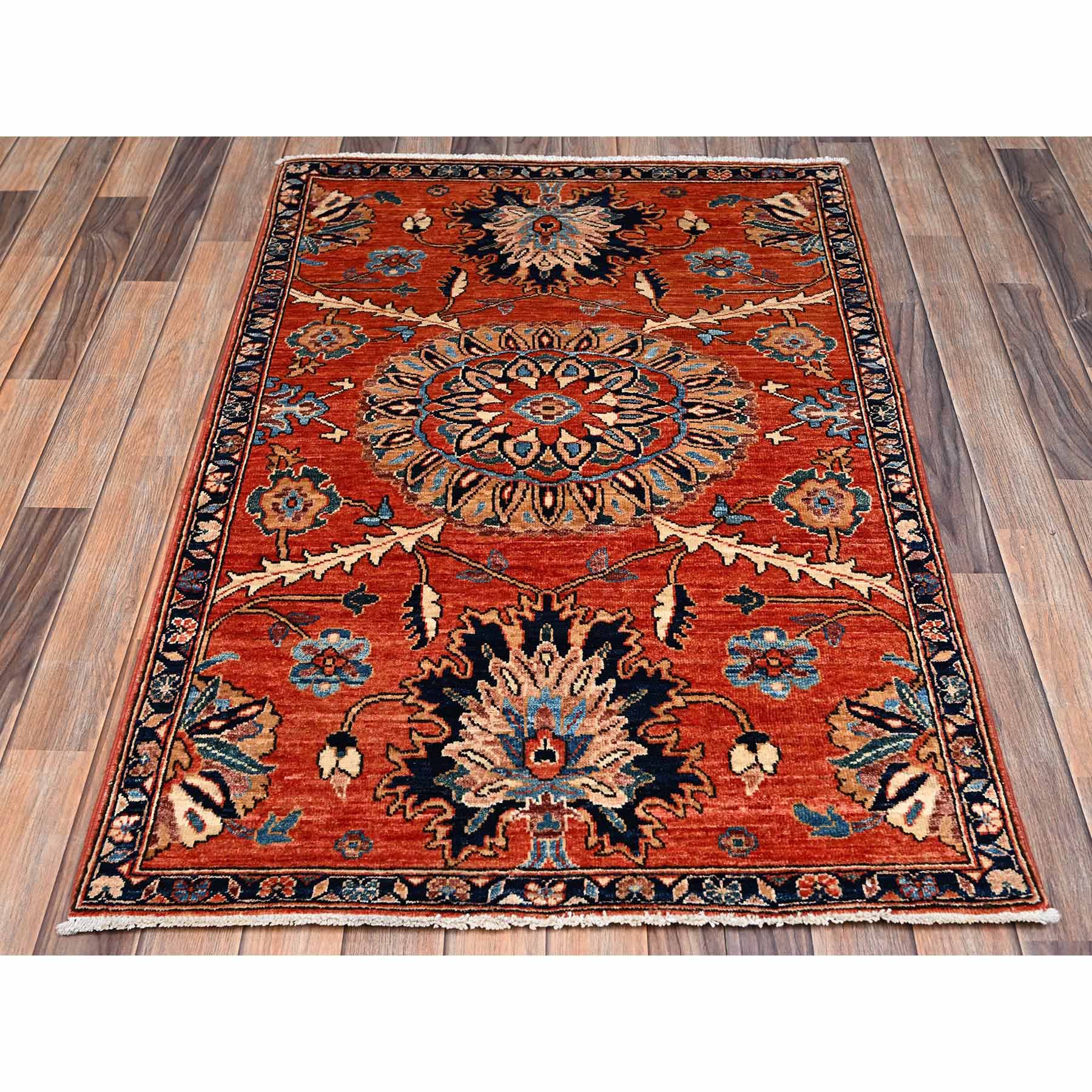 Tribal-Geometric-Hand-Knotted-Rug-12095