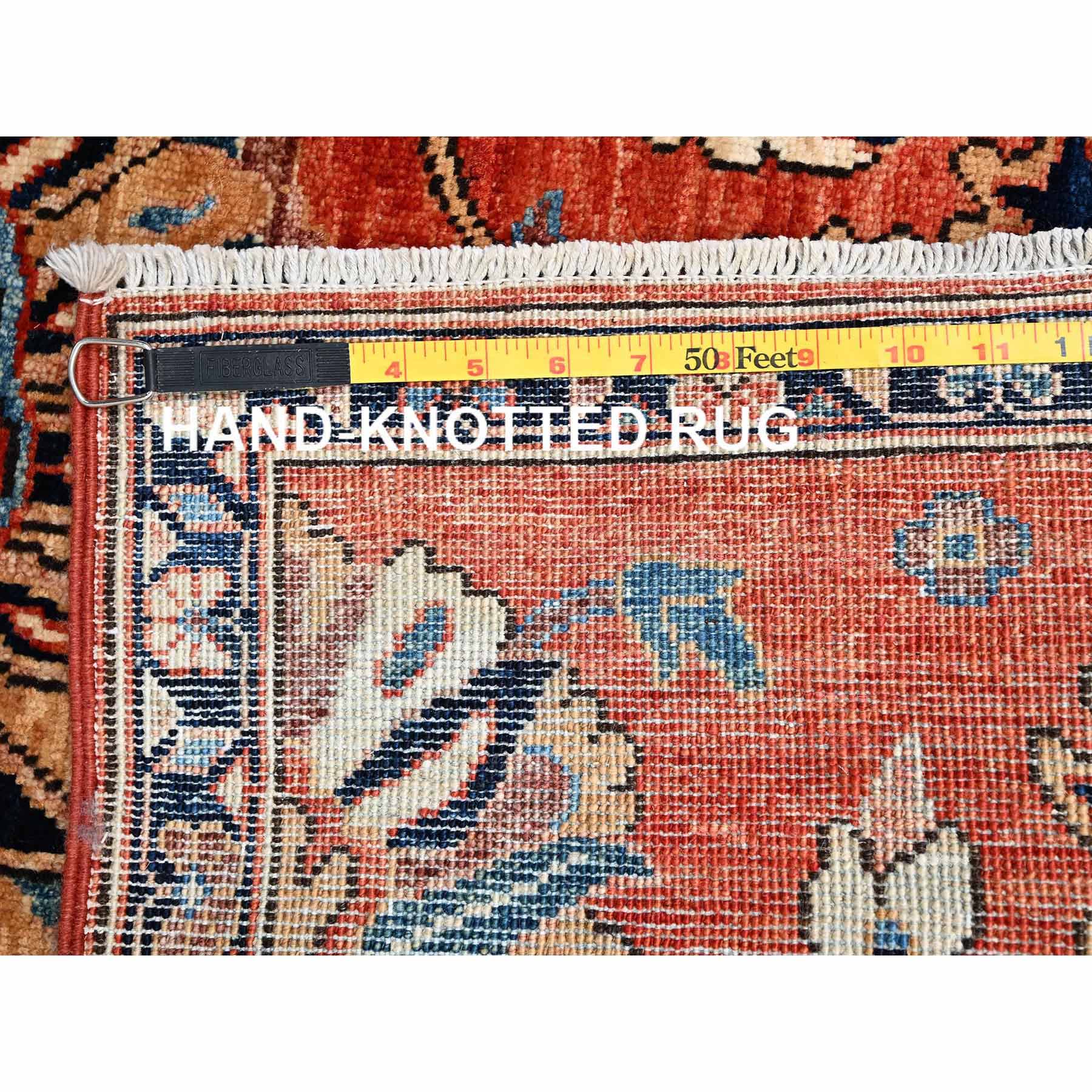 Tribal-Geometric-Hand-Knotted-Rug-12095
