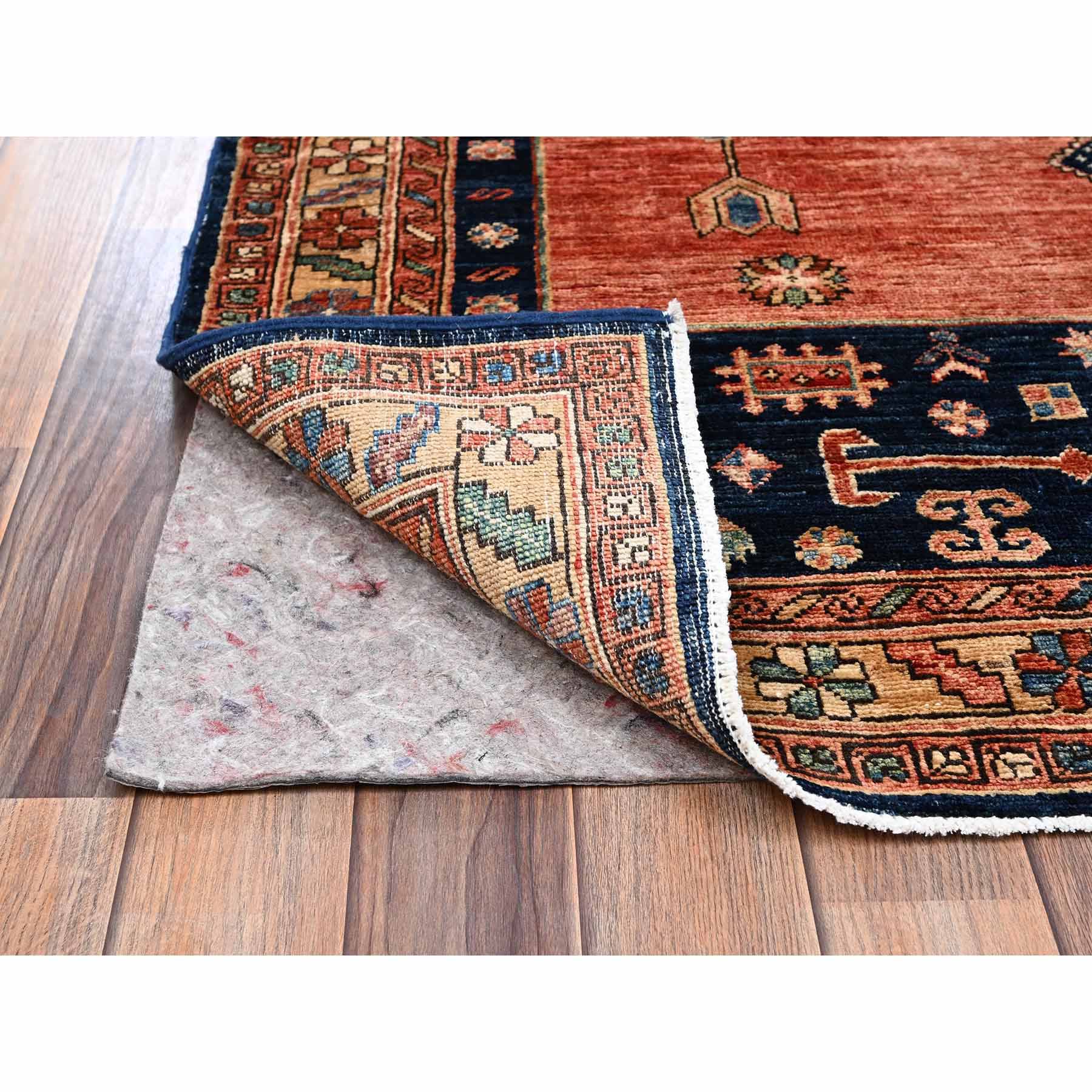 Tribal-Geometric-Hand-Knotted-Rug-12105
