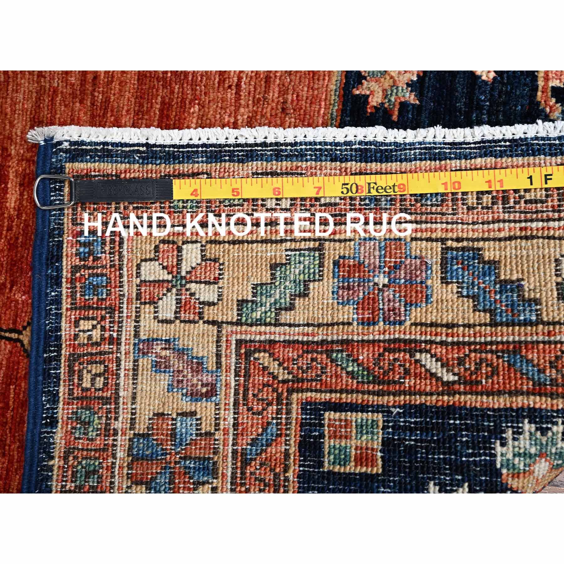 Tribal-Geometric-Hand-Knotted-Rug-12105