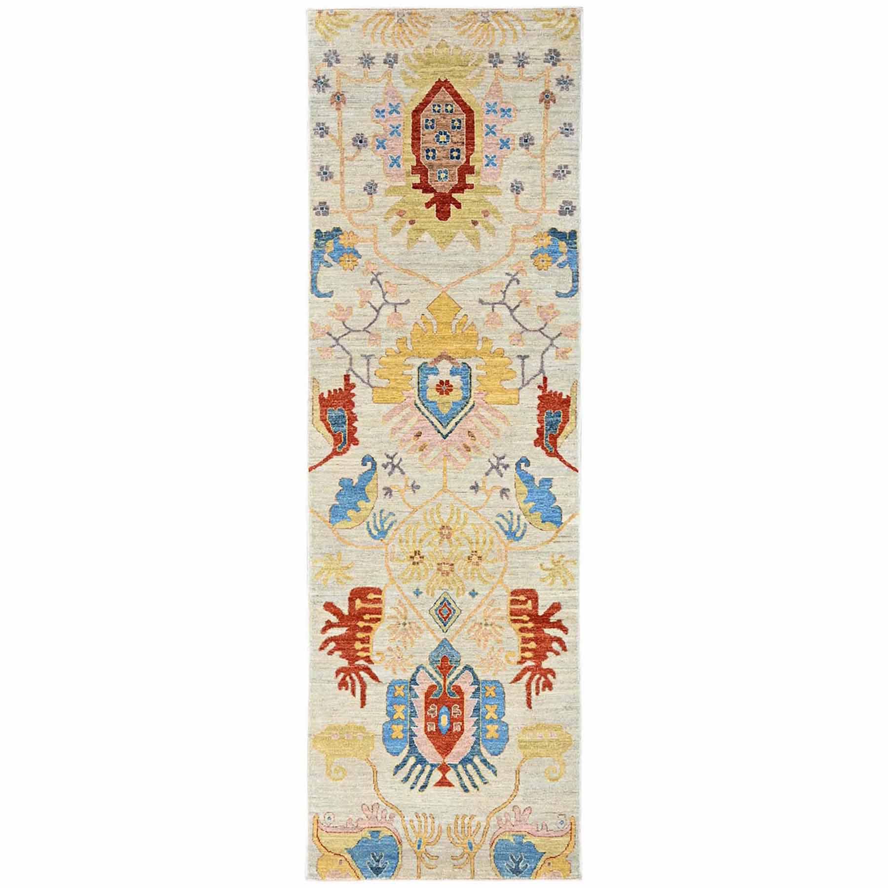 Tribal-Geometric-Hand-Knotted-Rug-12135