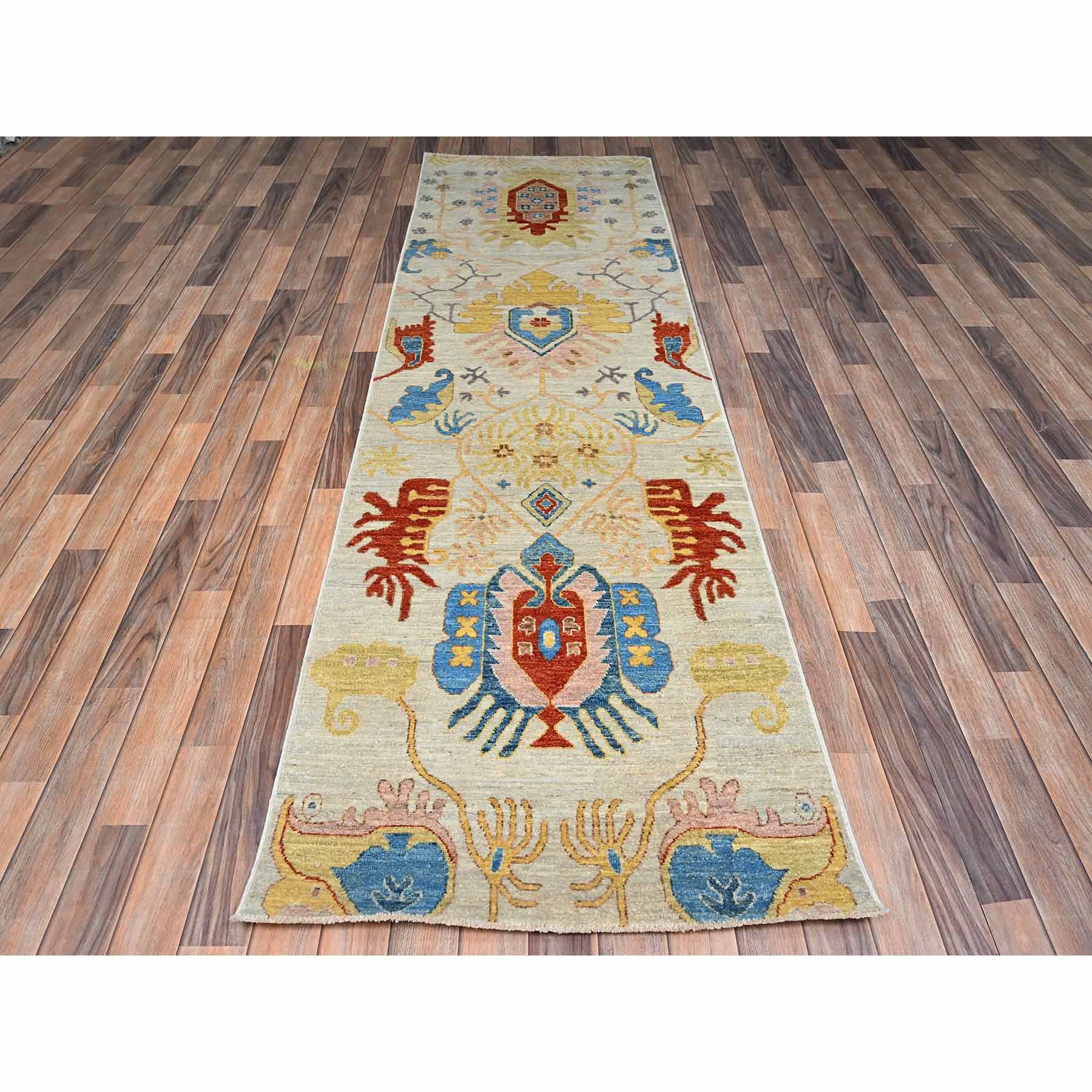 Tribal-Geometric-Hand-Knotted-Rug-12135