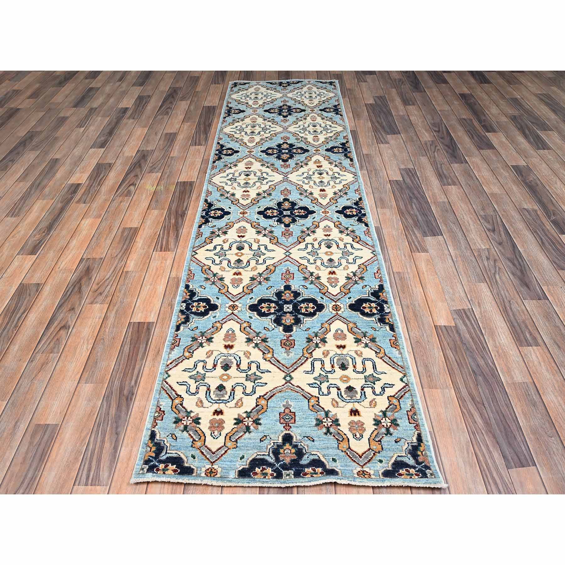 Tribal-Geometric-Hand-Knotted-Rug-12145