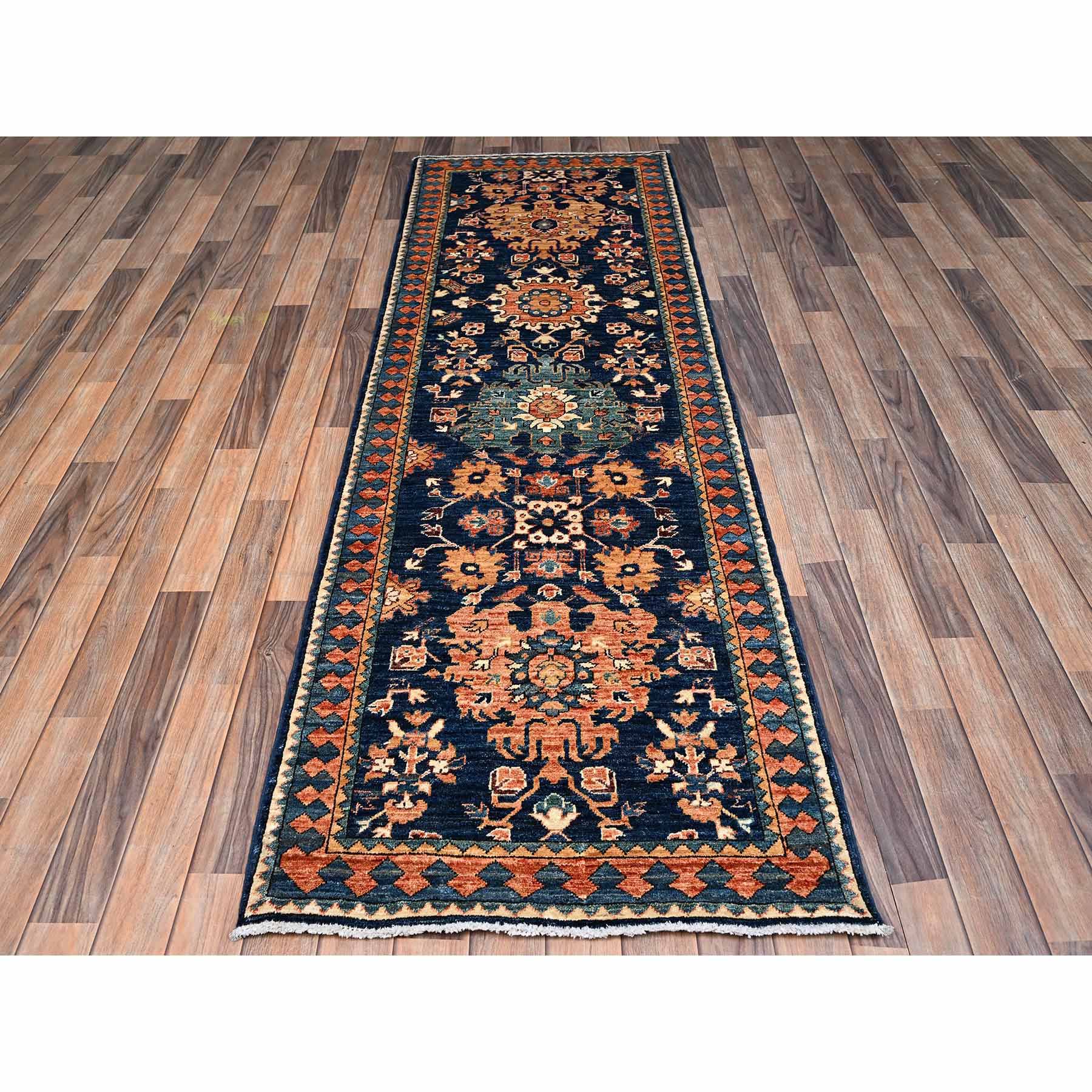Tribal-Geometric-Hand-Knotted-Rug-12155