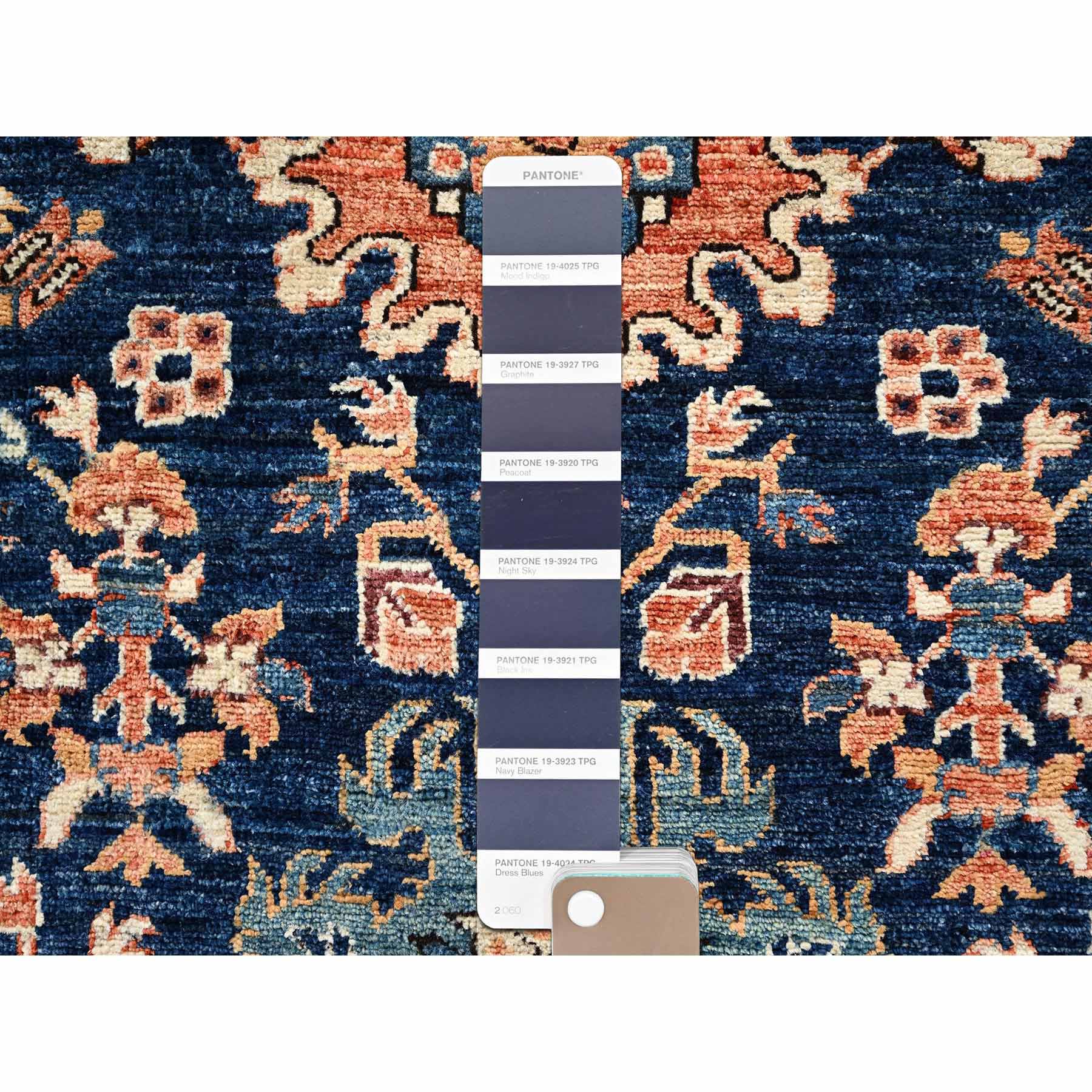 Tribal-Geometric-Hand-Knotted-Rug-12155