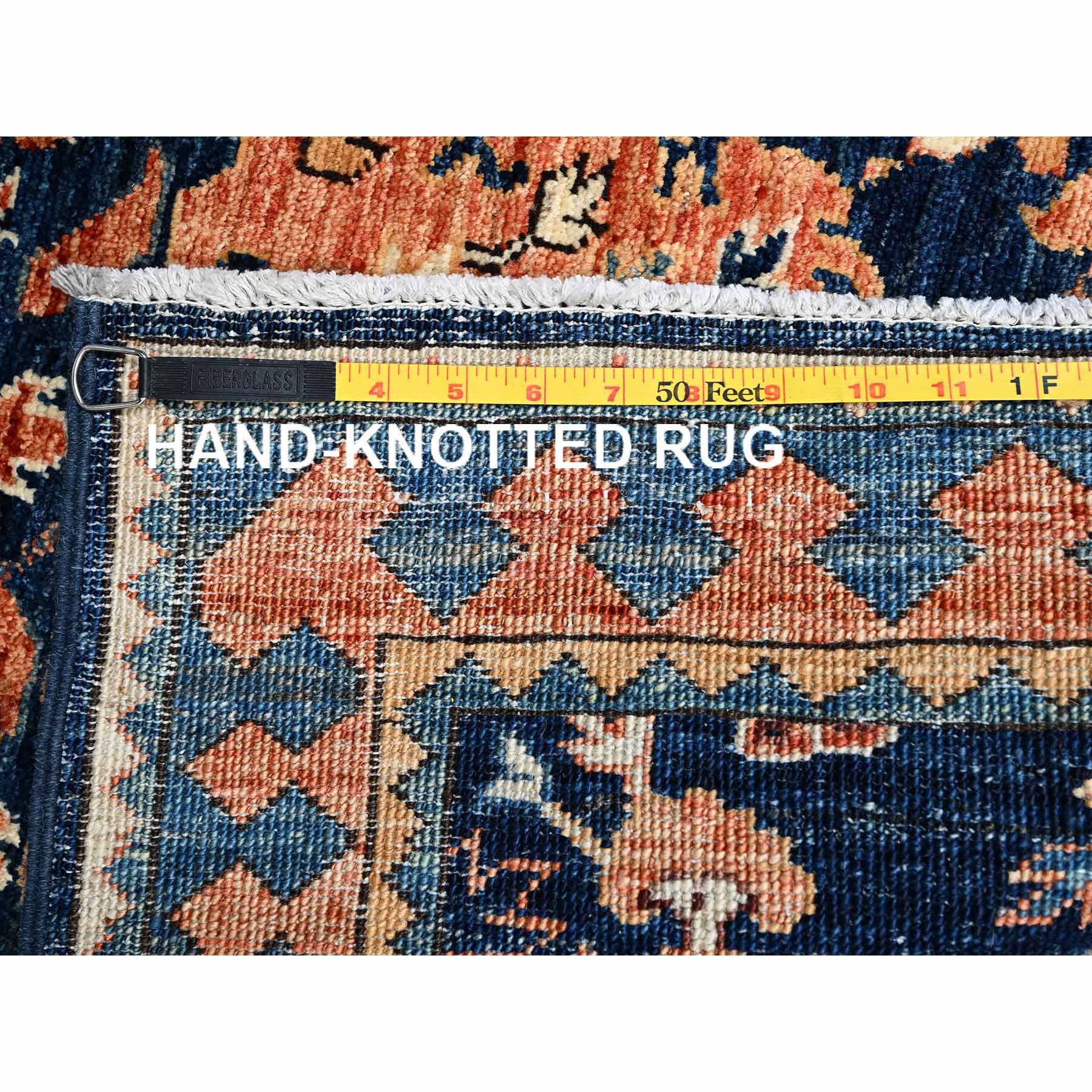 Tribal-Geometric-Hand-Knotted-Rug-12155