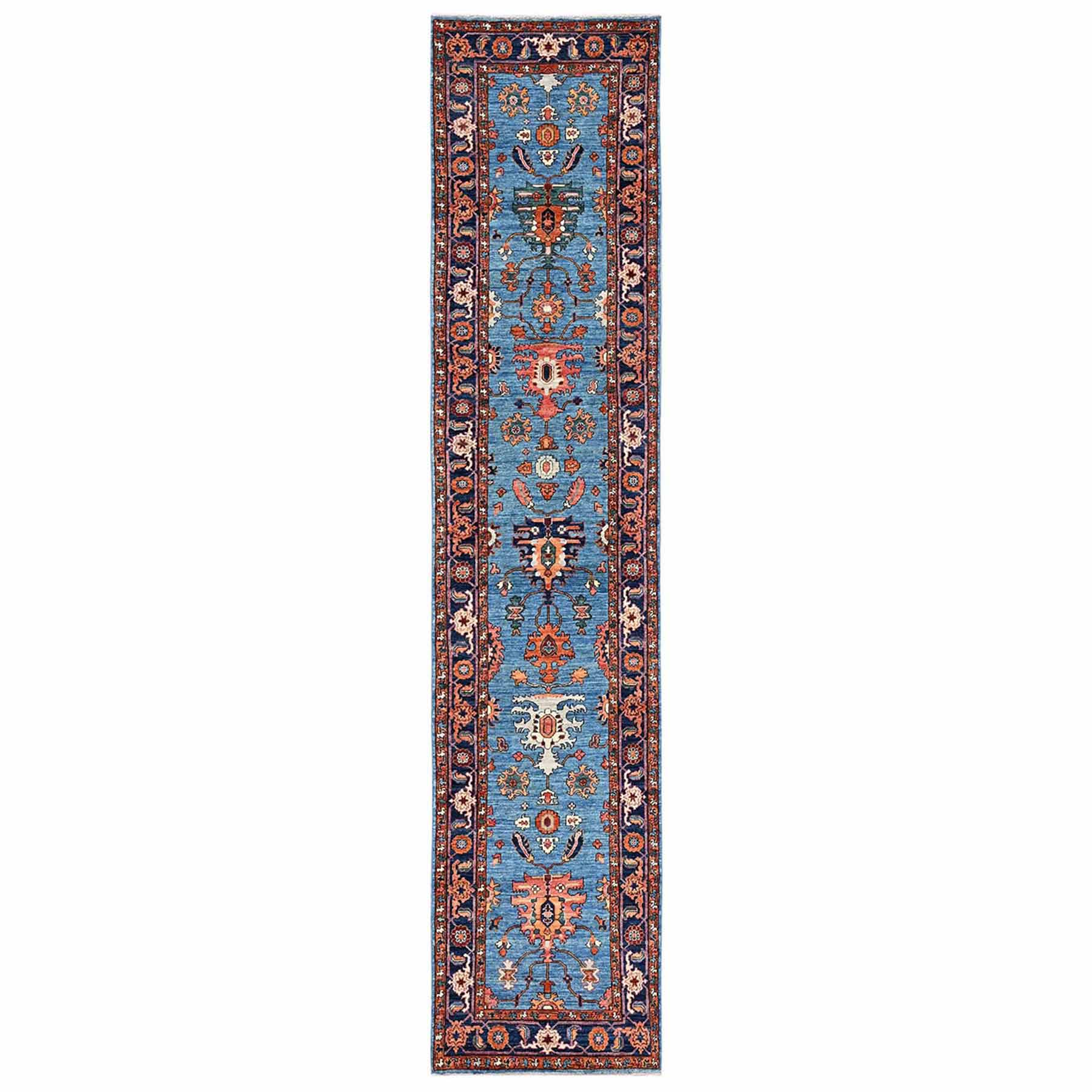 Tribal-Geometric-Hand-Knotted-Rug-12165